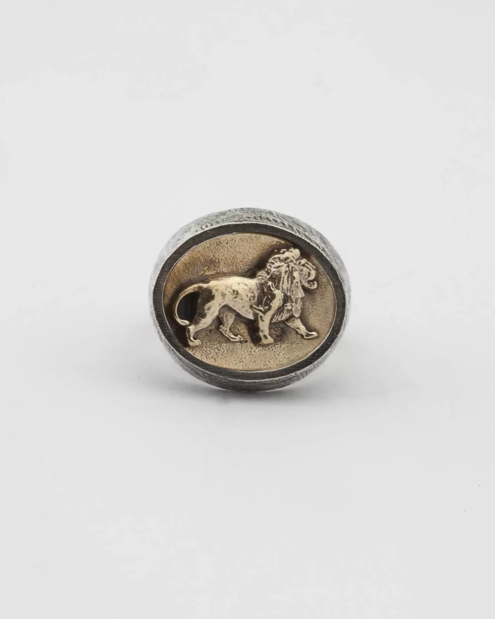 Nove25 Anello Chevalier Antica Roma In Argento E Bronzo