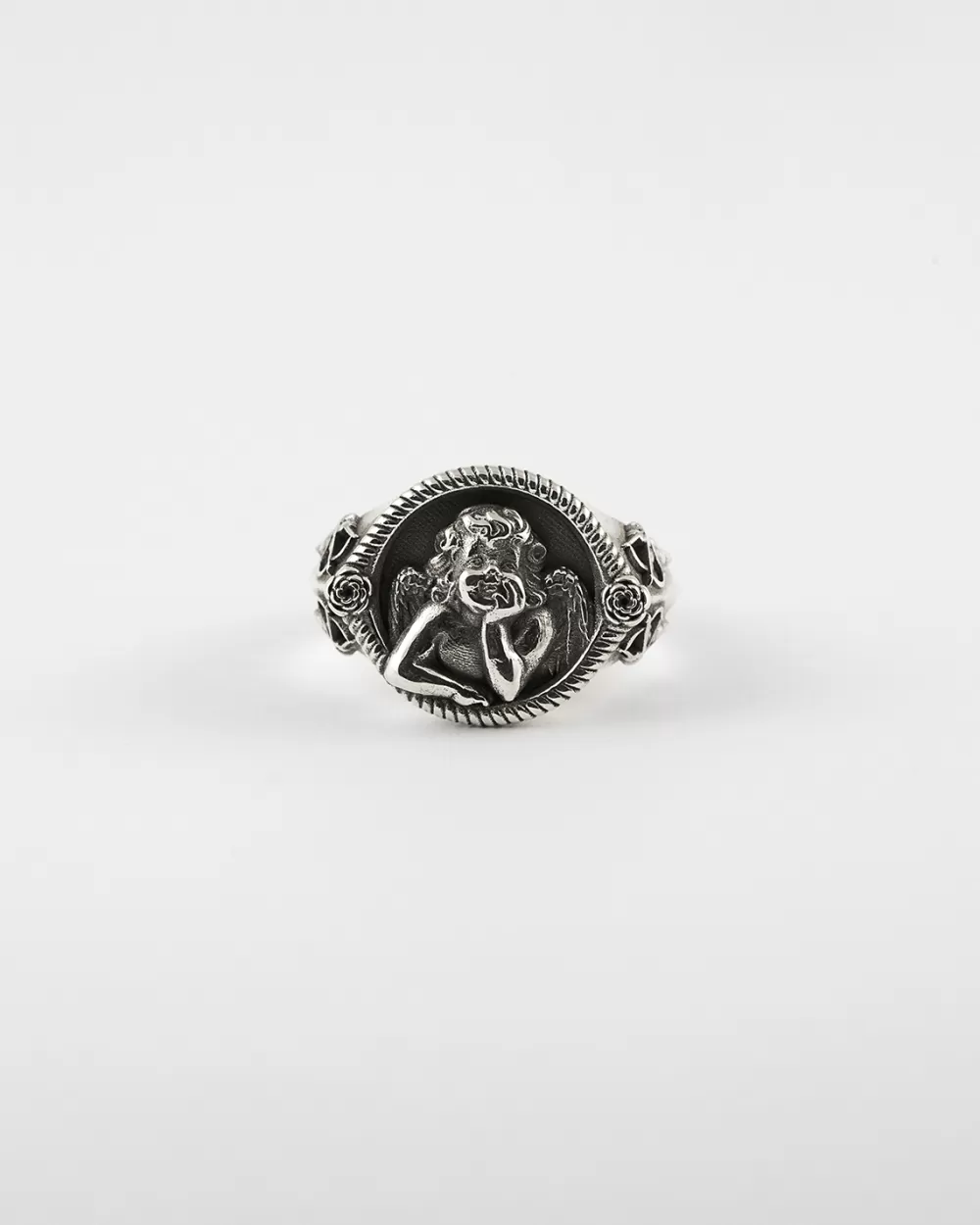 Nove25 Anello Chevalier Cupido In Argento