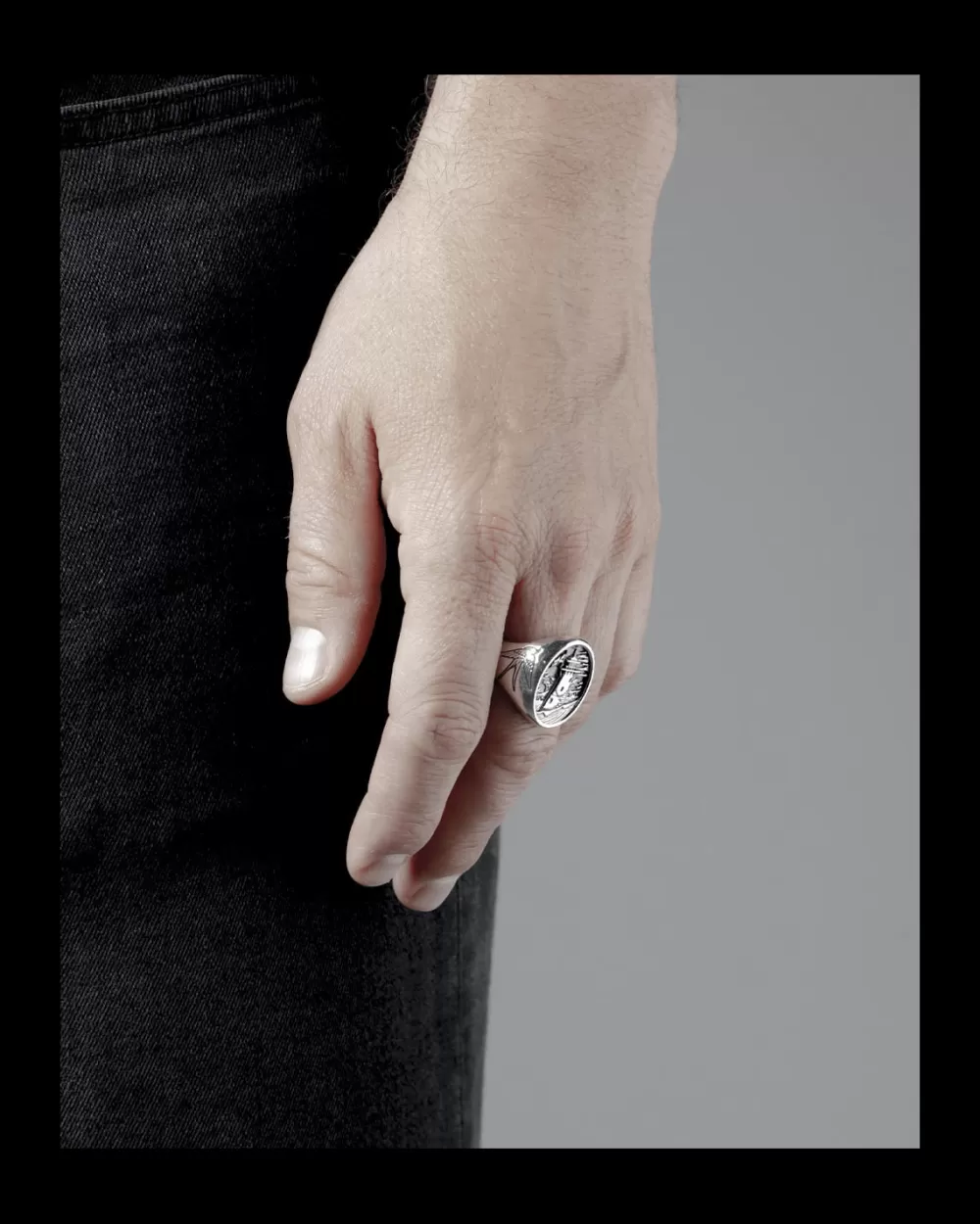 Nove25 Anello Chevalier Faro In Argento