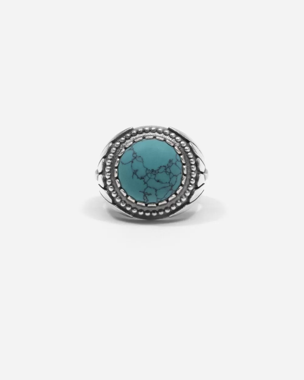 Nove25 Anello Chevalier Ionico Ii Con Pietra Turchese