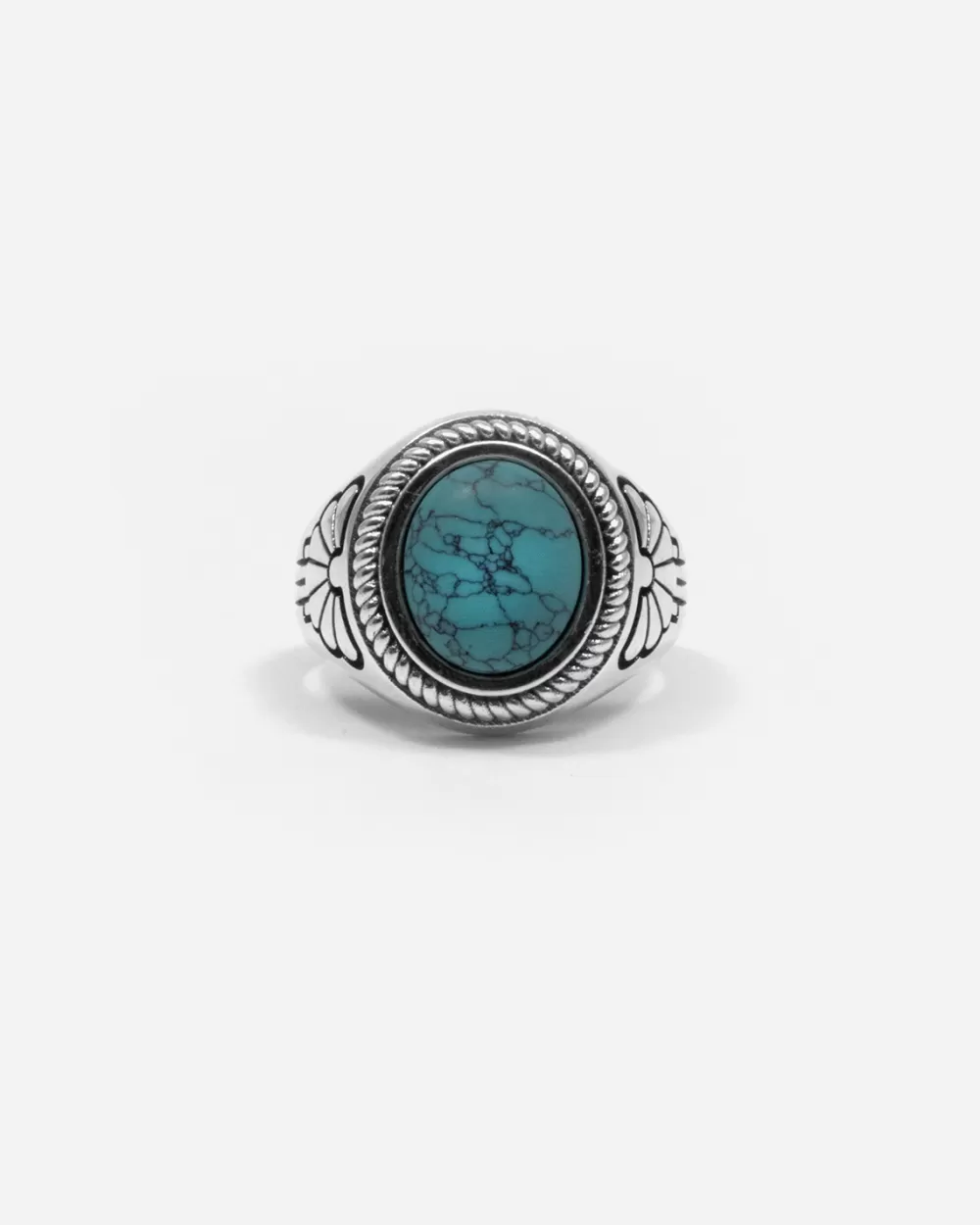 Nove25 Anello Chevalier Lotus Ii Con Pietra Turchese