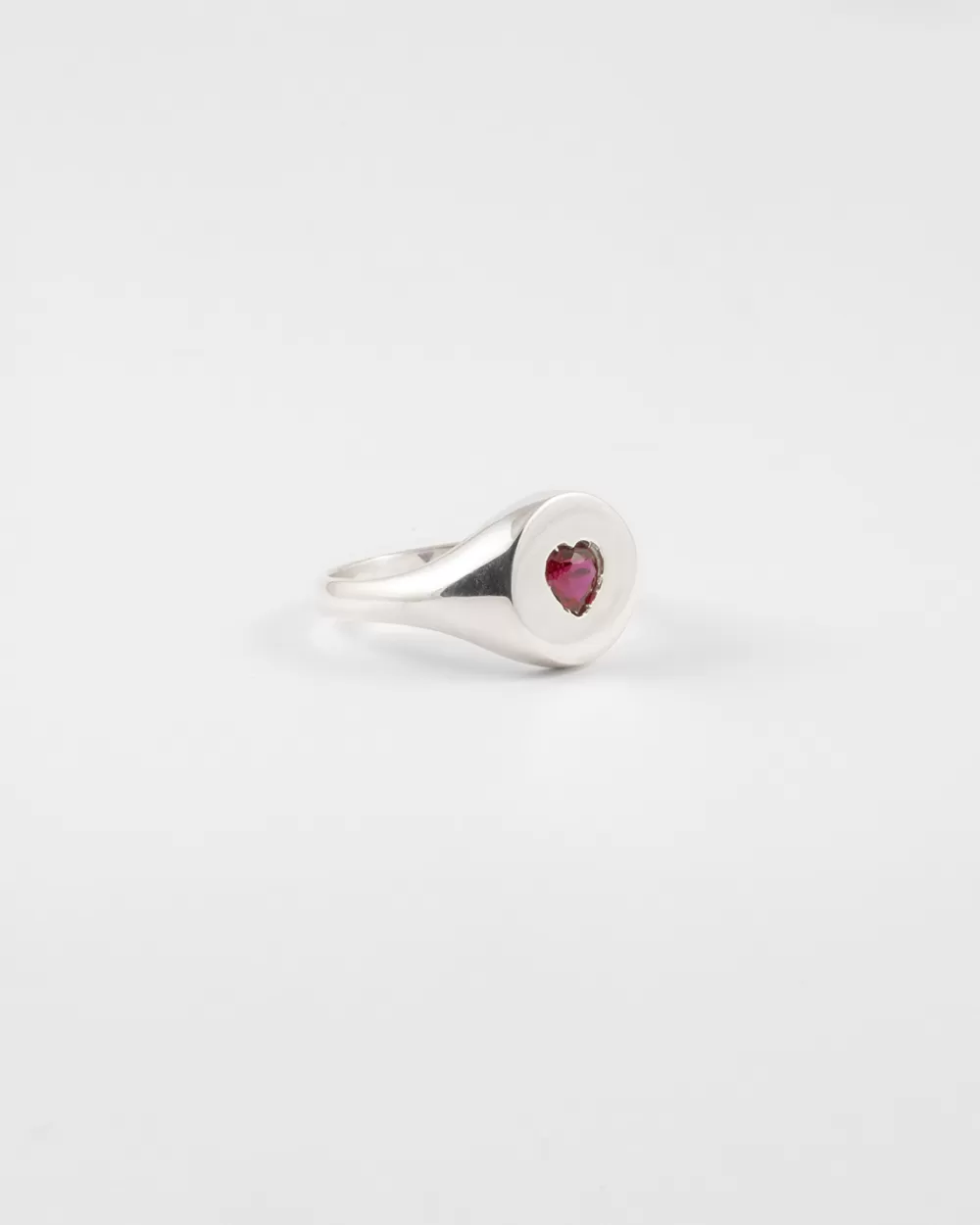 Nove25 Anello Chevalier Love Promise In Argento Con Brillante A Cuore