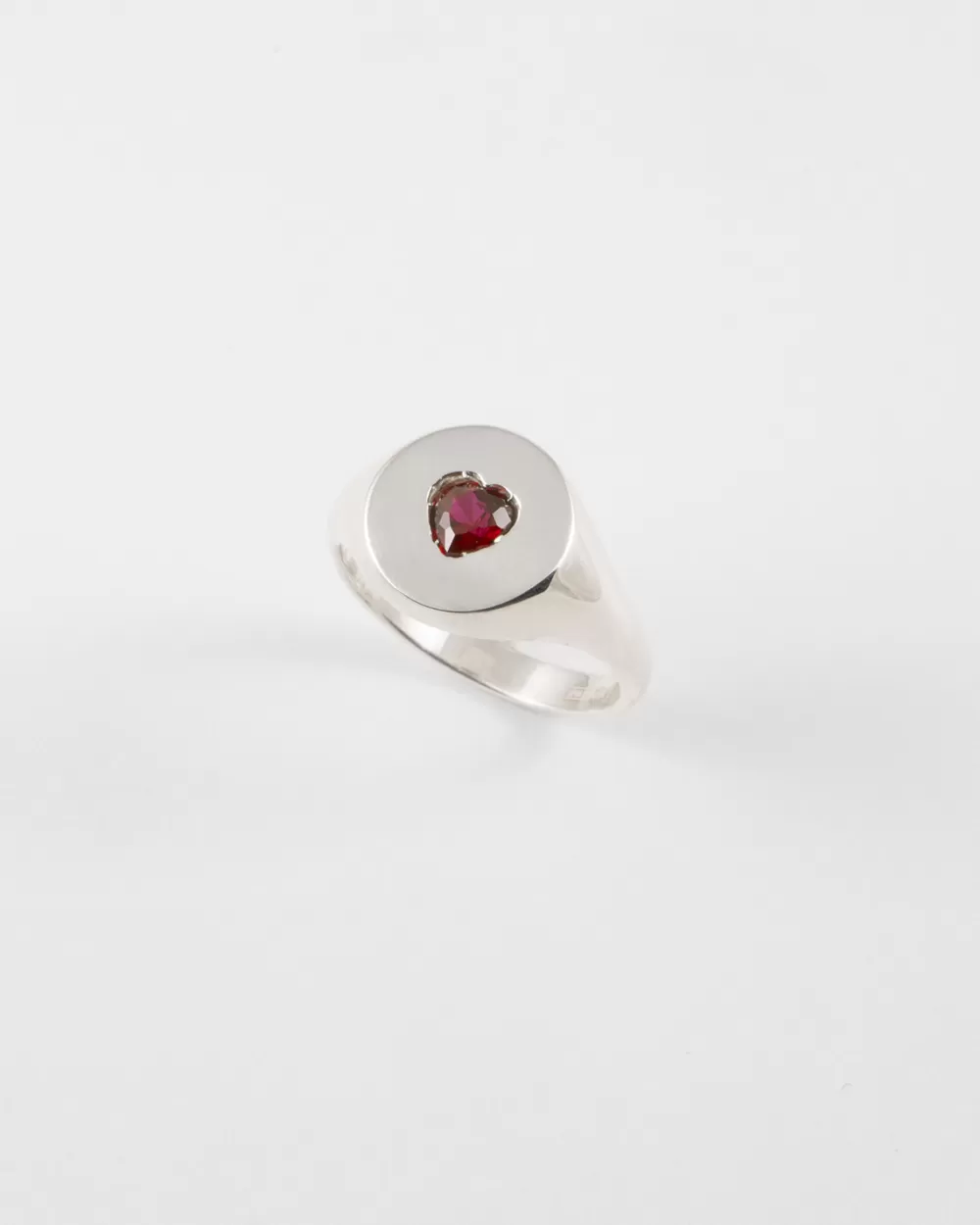 Nove25 Anello Chevalier Love Promise In Argento Con Brillante A Cuore