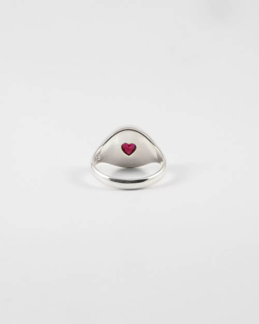 Nove25 Anello Chevalier Love Promise In Argento Con Brillante A Cuore