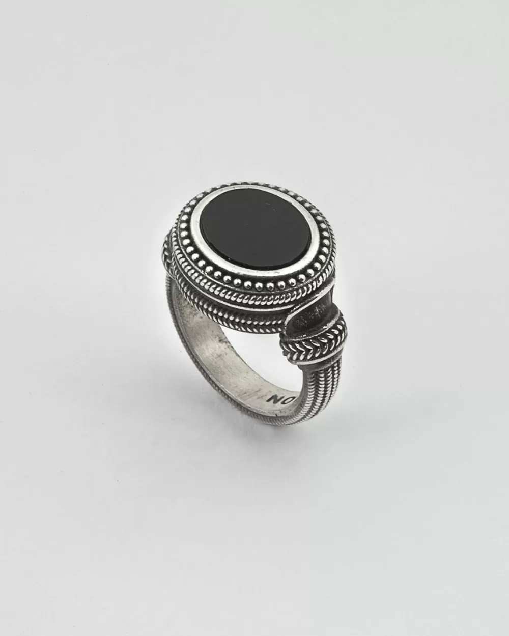Nove25 Anello Chevalier Magna Grecia In Argento