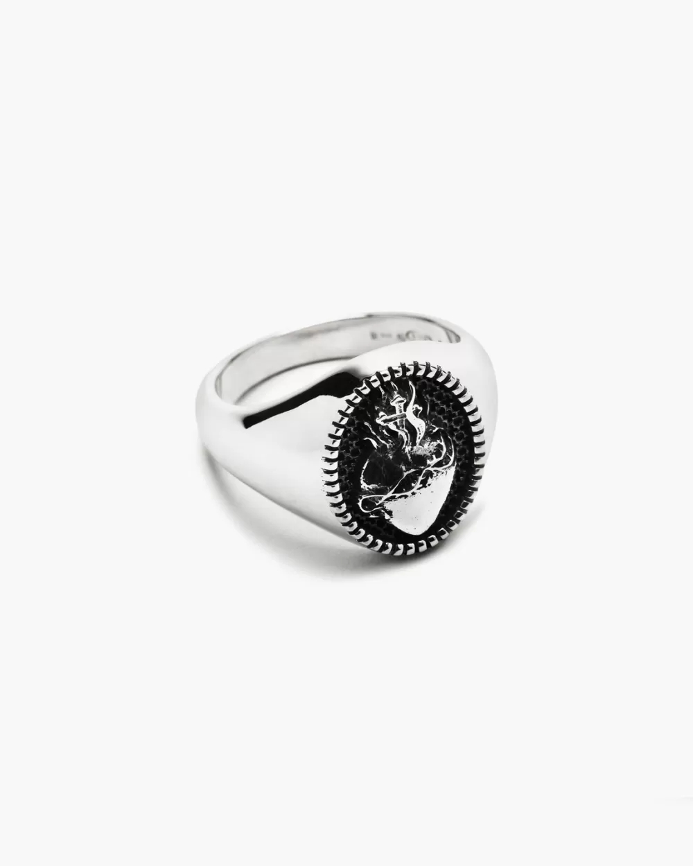 Nove25 Anello Chevalier Ovale Cuore Sacro