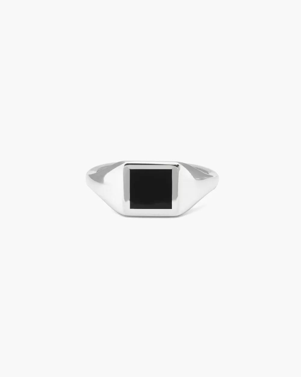 Nove25 Anello Chevalier Quadrato Da Mignolo Smaltato
