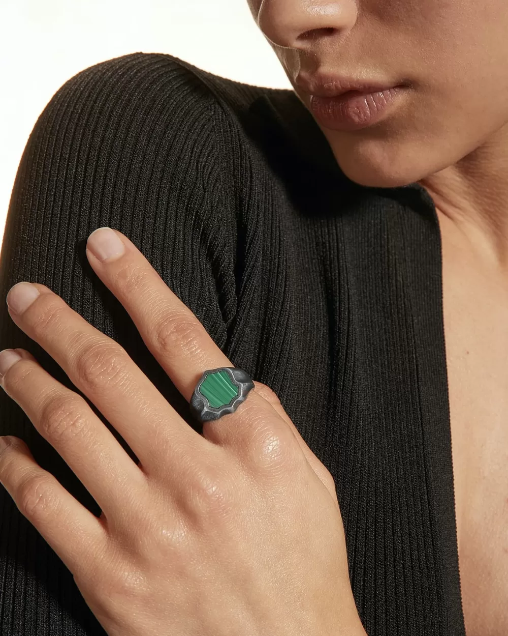Nove25 Anello Chevalier Scudo In Argento