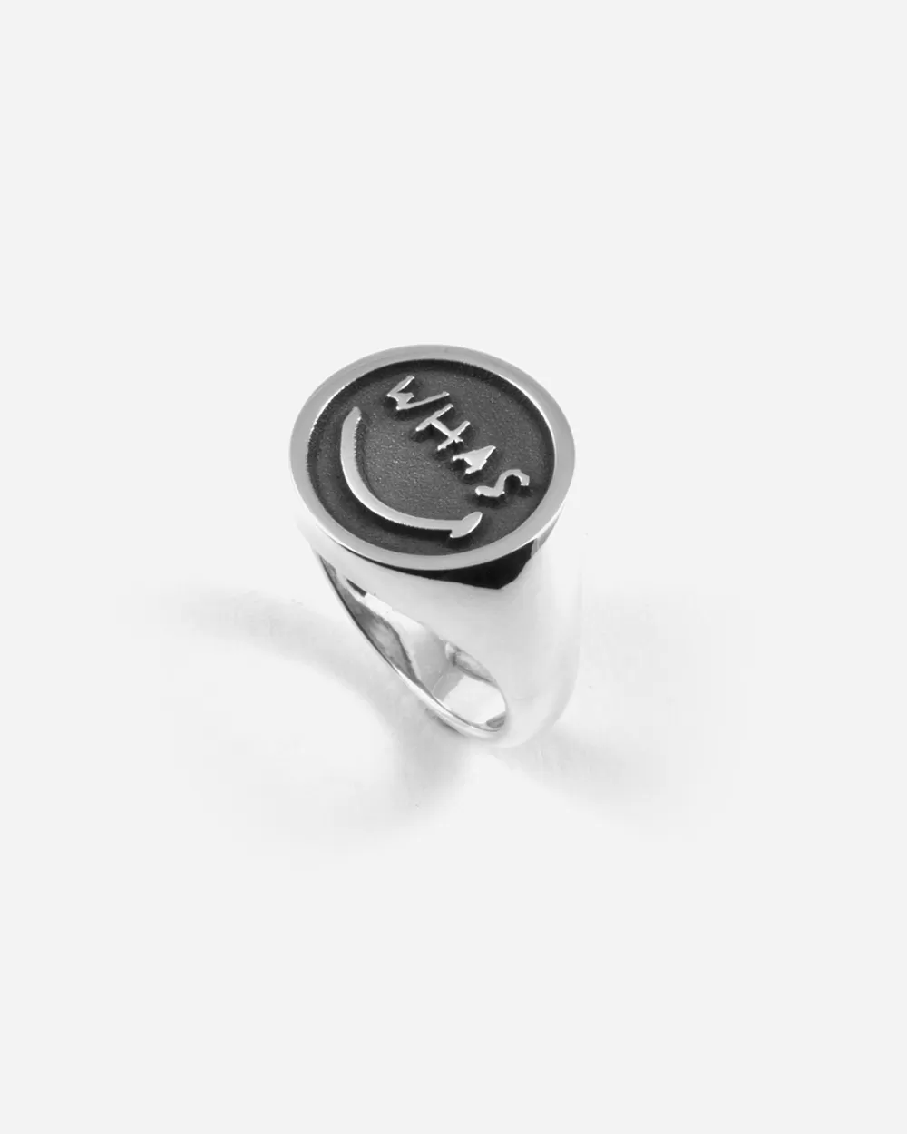 Nove25 Anello Chevalier Tondo Con Scasso Whas