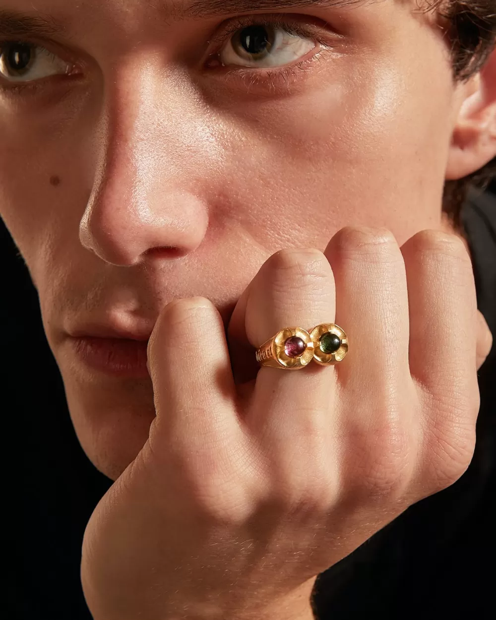 Nove25 Anello Dieu Et Le Roi Placcato Oro