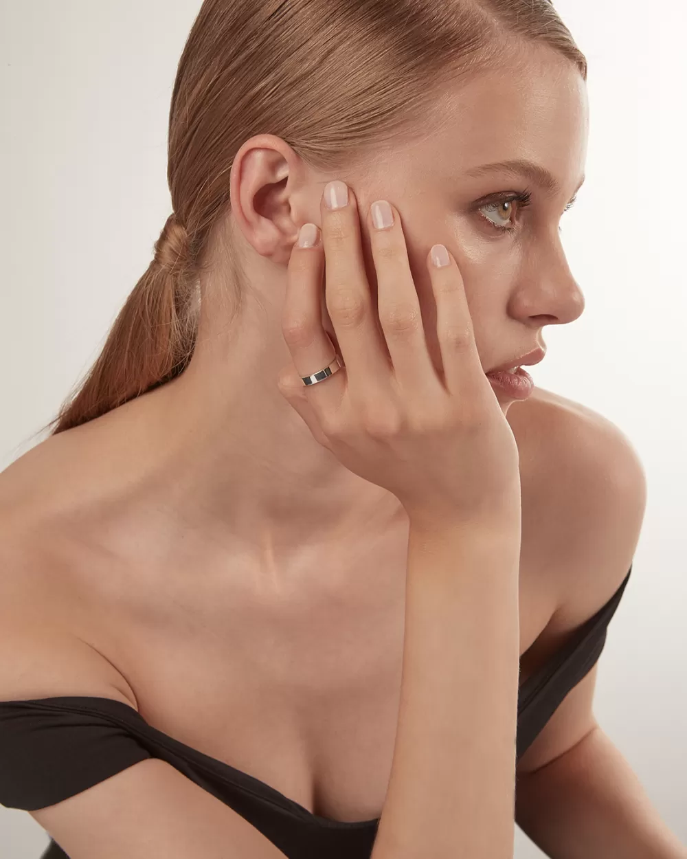Nove25 Anello Fascia H4 In Argento