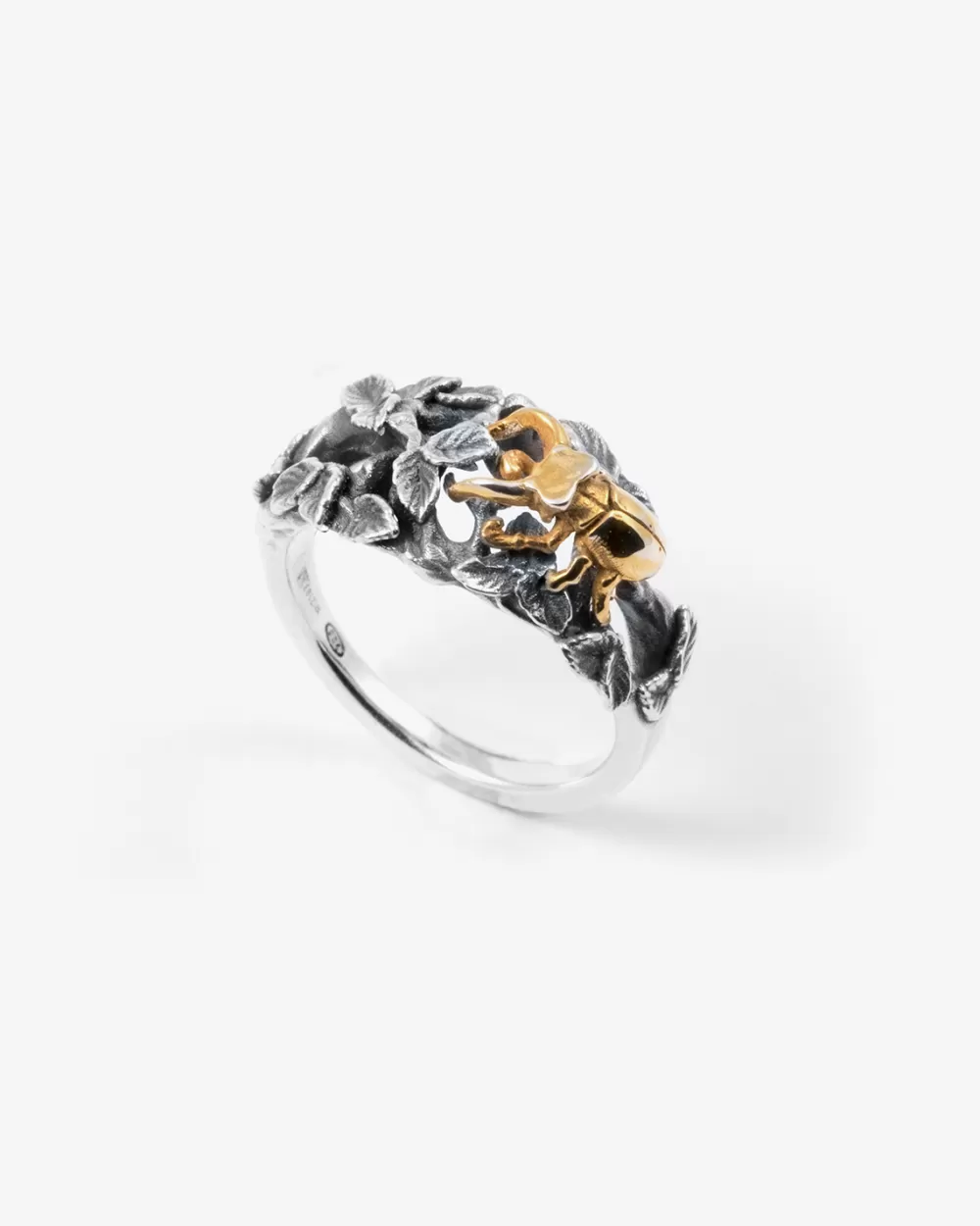 Nove25 Anello Fede Malerba In Argento E Bronzo