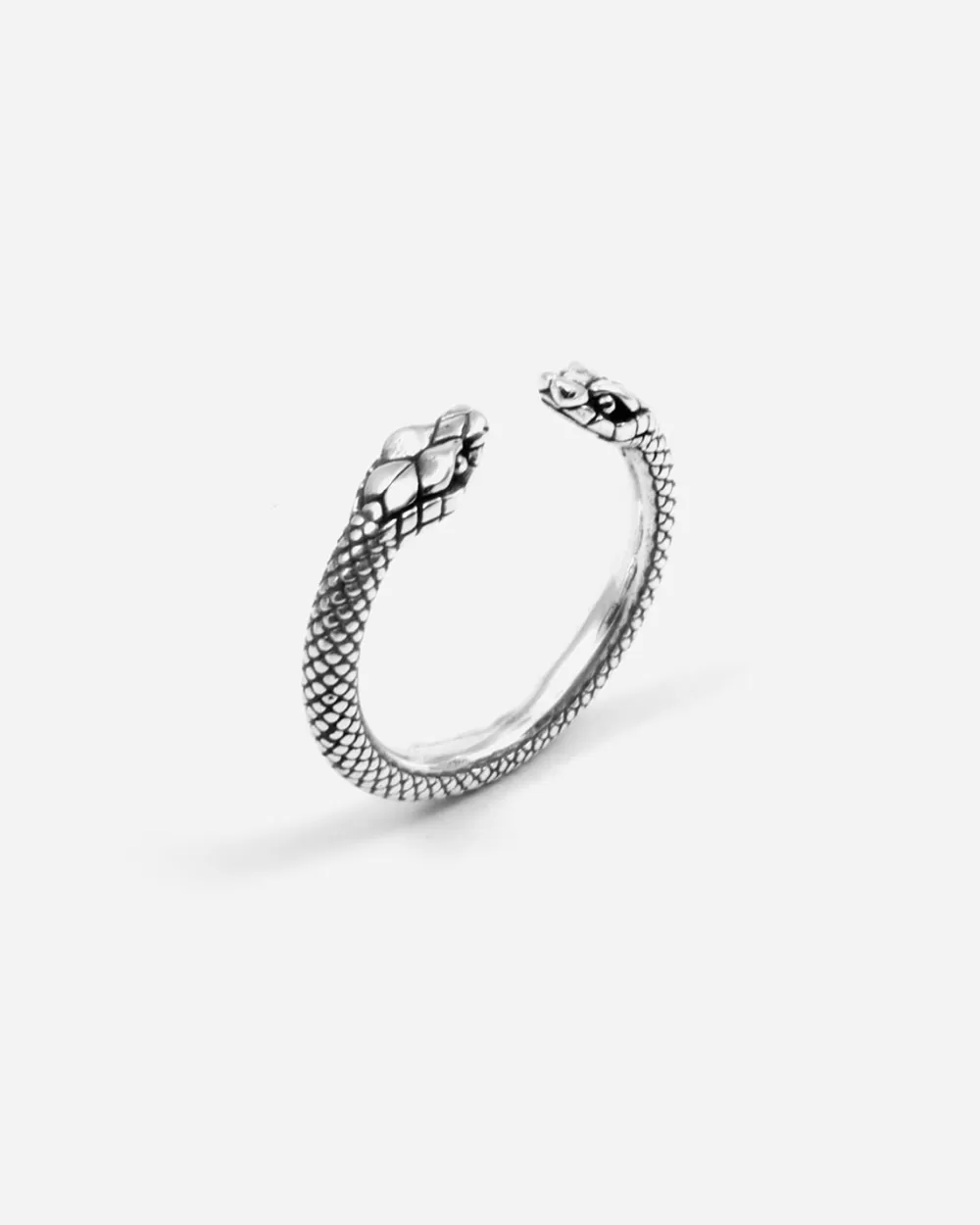 Nove25 Anello Fedina Aperta Serpente In Argento