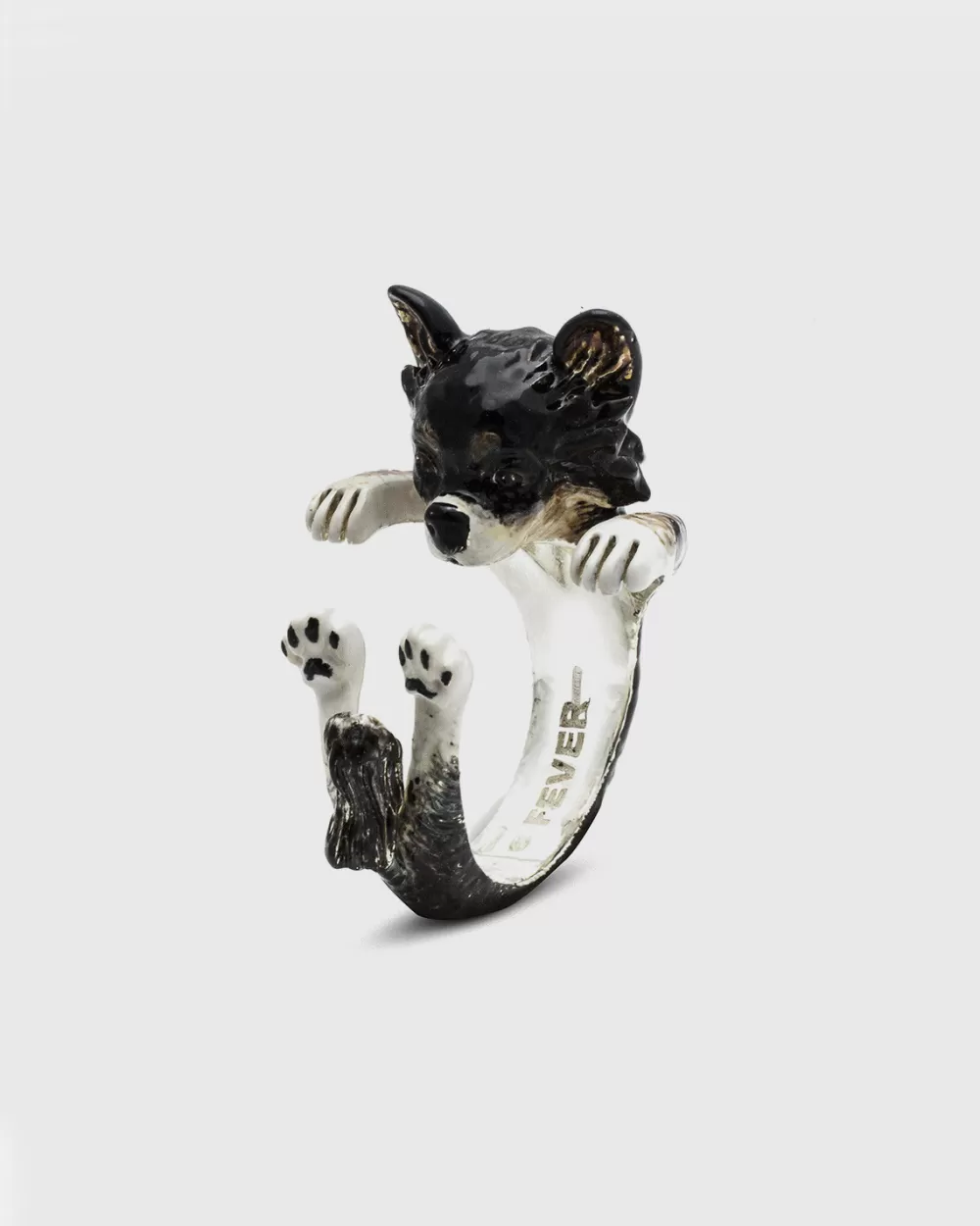 Nove25 Anello Hug Chihuahua Pelo Lungo Smaltato