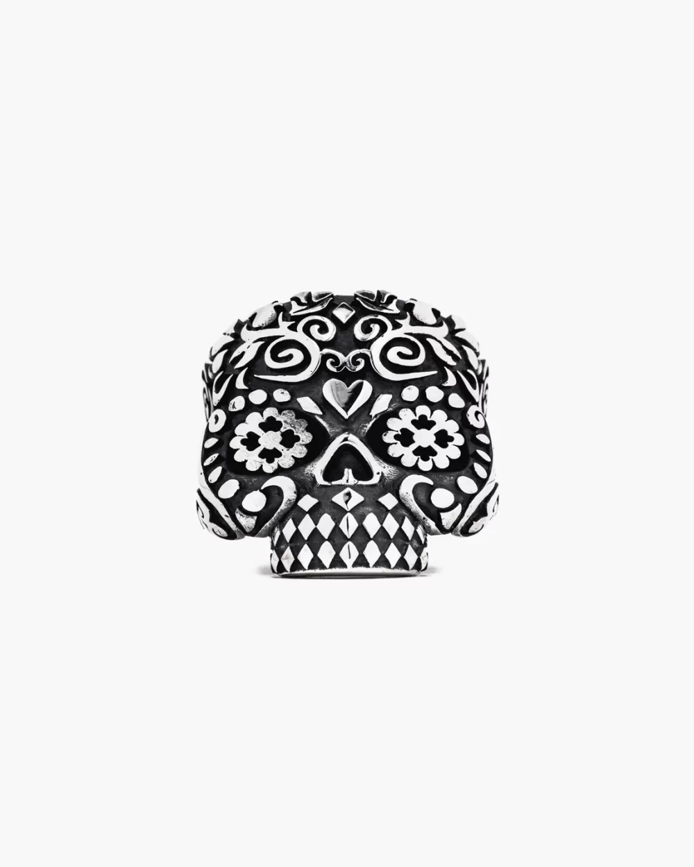 Nove25 Anello Teschio Maya