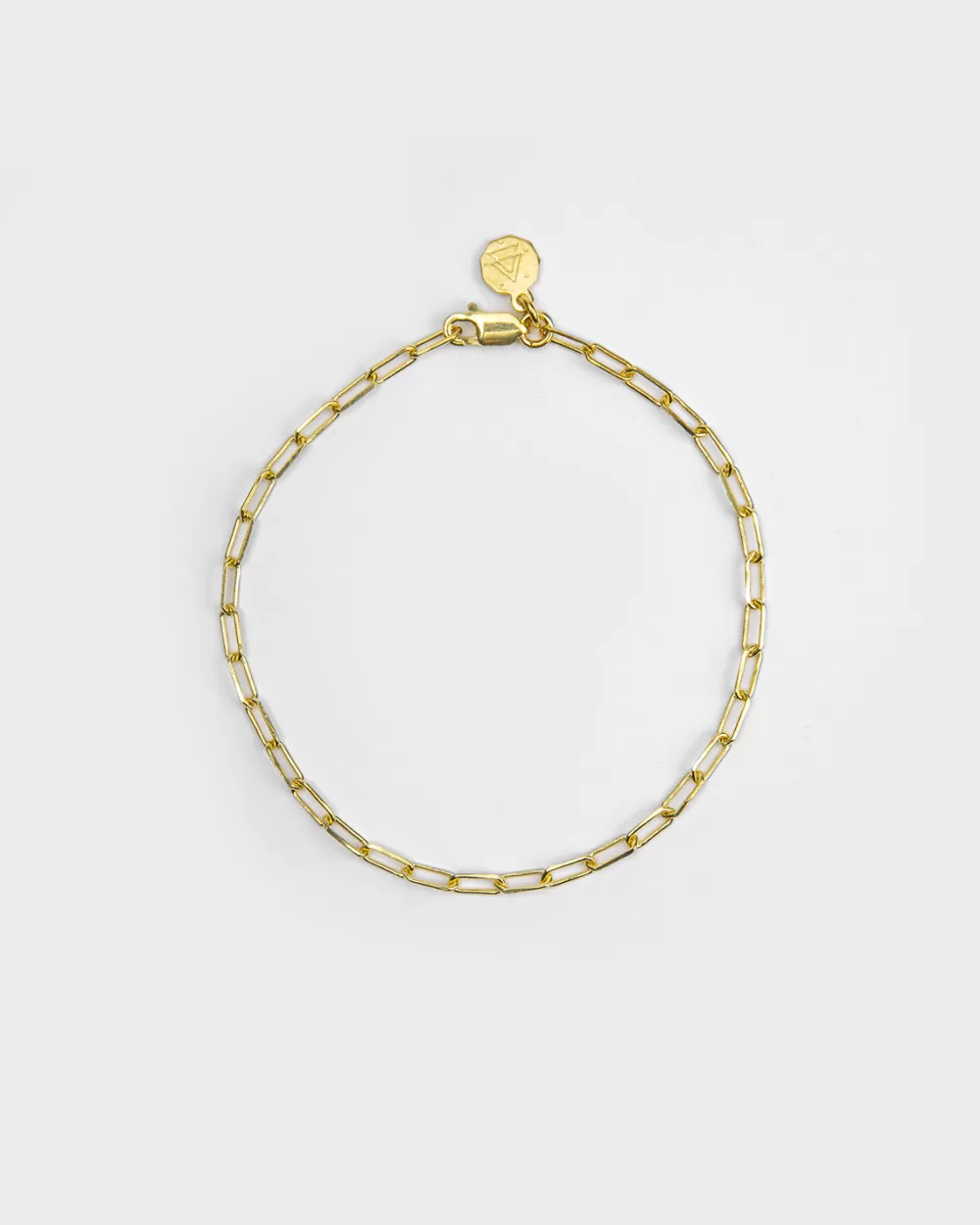 Nove25 Bracciale Catenina Rettangolare / Oro Giallo Lucido