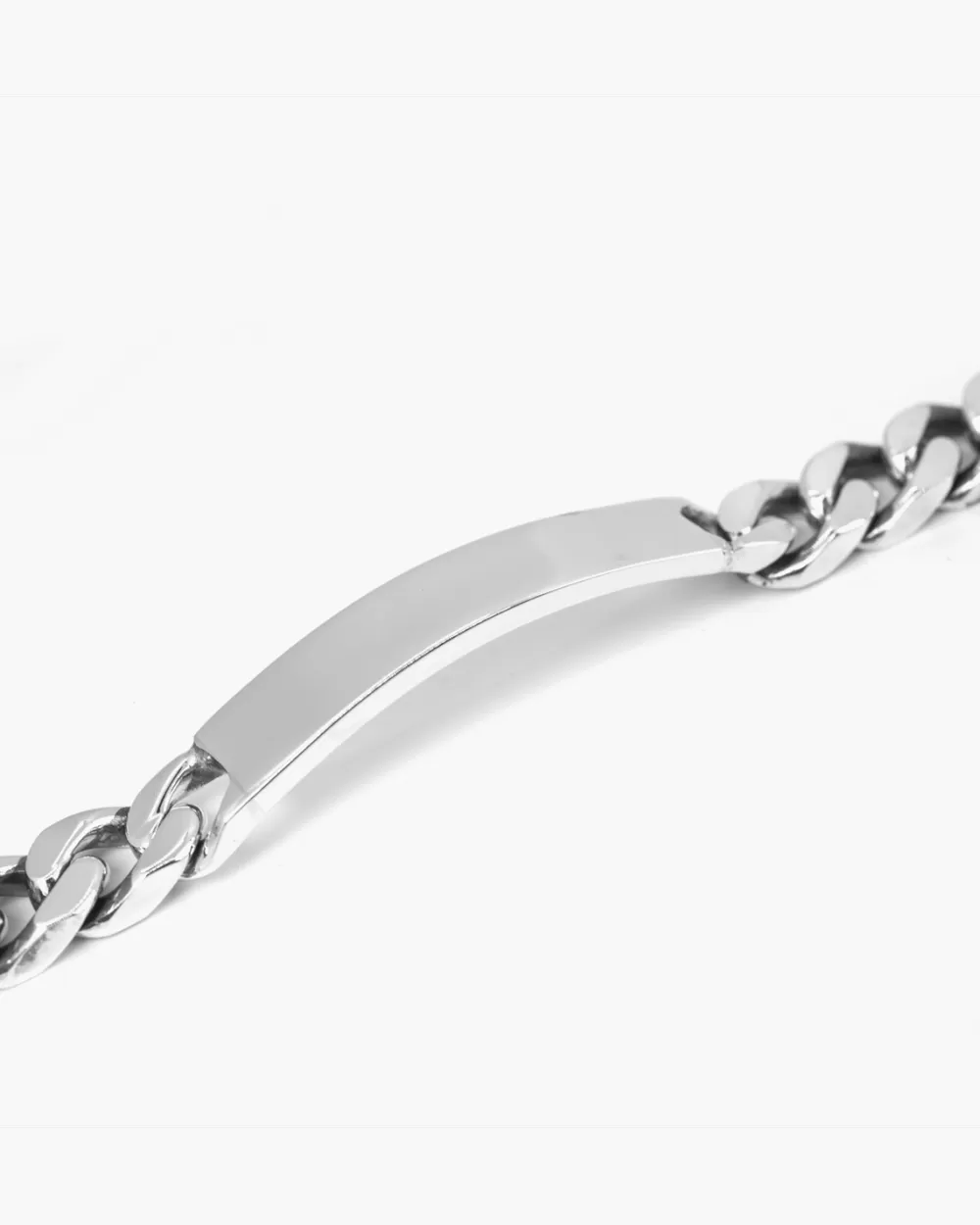 Nove25 Bracciale Grumetta Quadrata Con Targa Filo 300