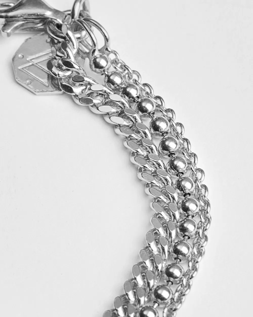 Nove25 Bracciale Tre Fili Argento