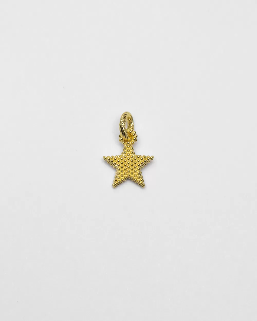Nove25 Ciondolo Charm Stella Puntinata Placcato Oro