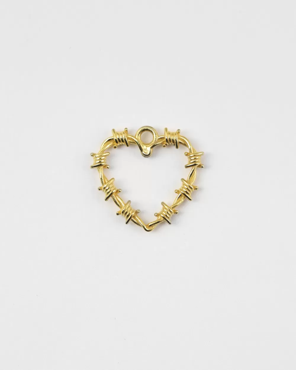 Nove25 Ciondolo Cuore Filo Spinato Golden