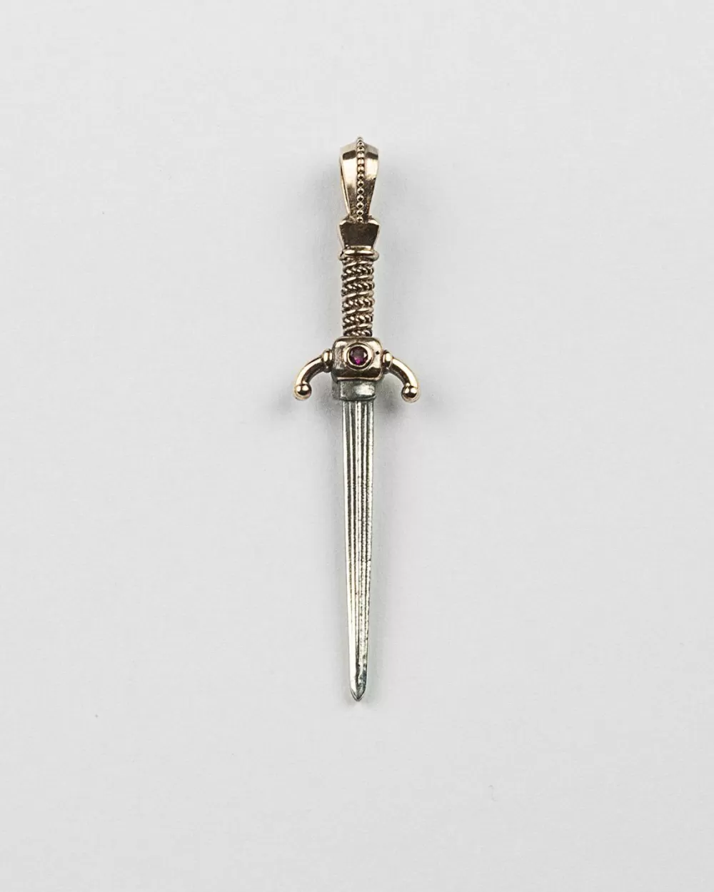 Nove25 Ciondolo Pugnale Zirconato Argento