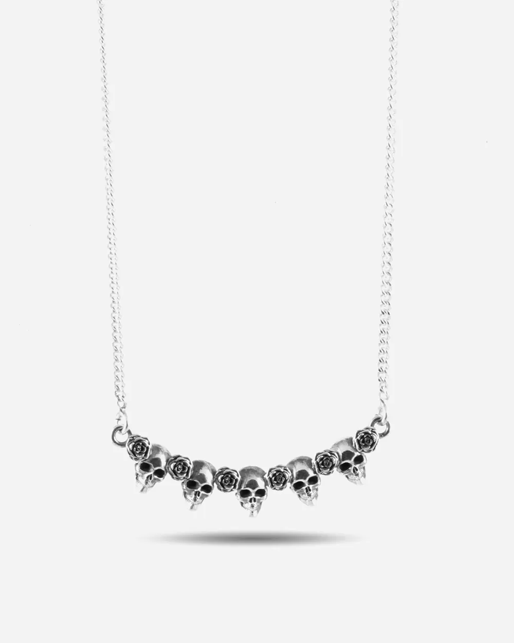 Nove25 Collana Ancestry Con Teschi In Argento