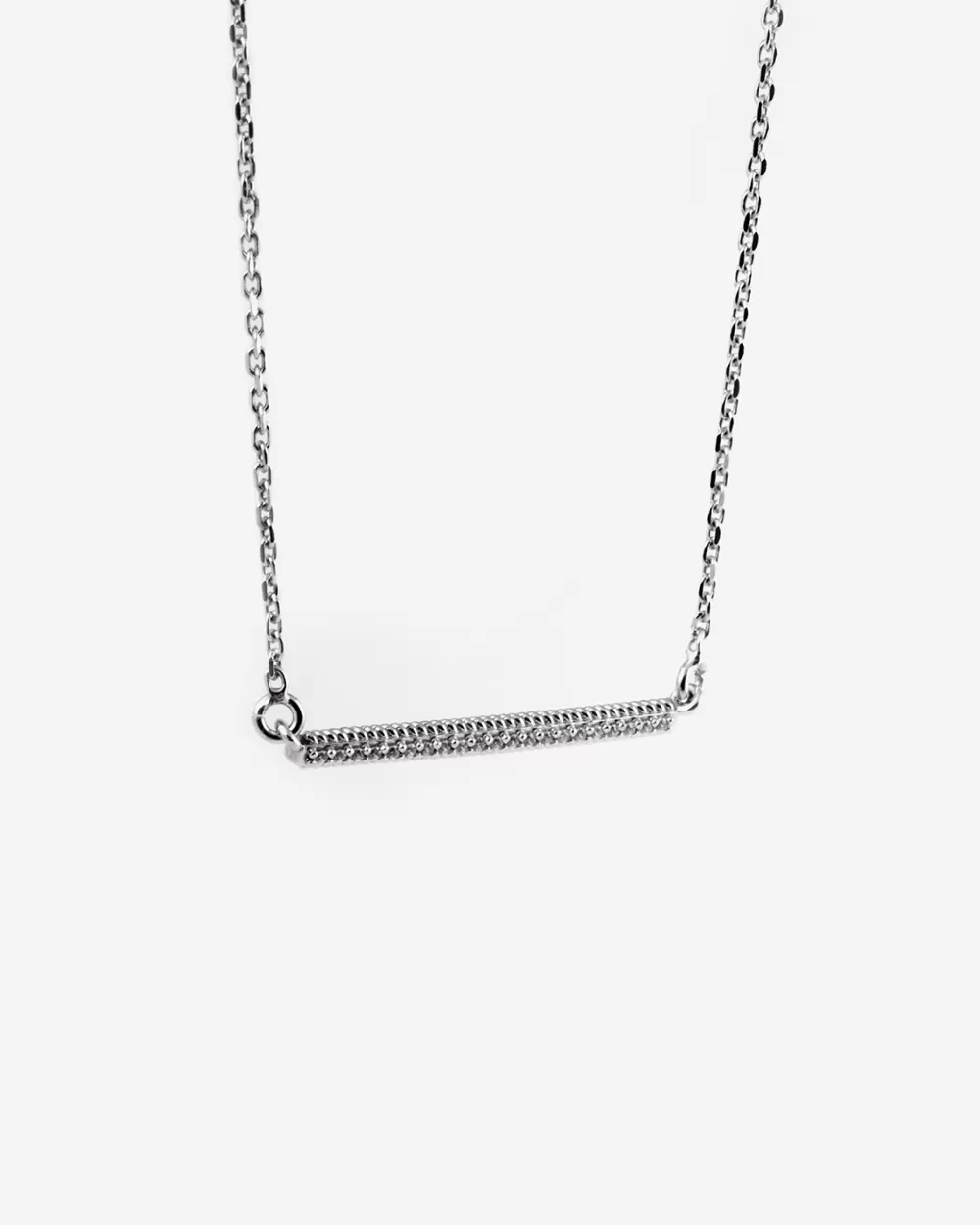 Nove25 Collana Bridge In Argento Con Brillanti