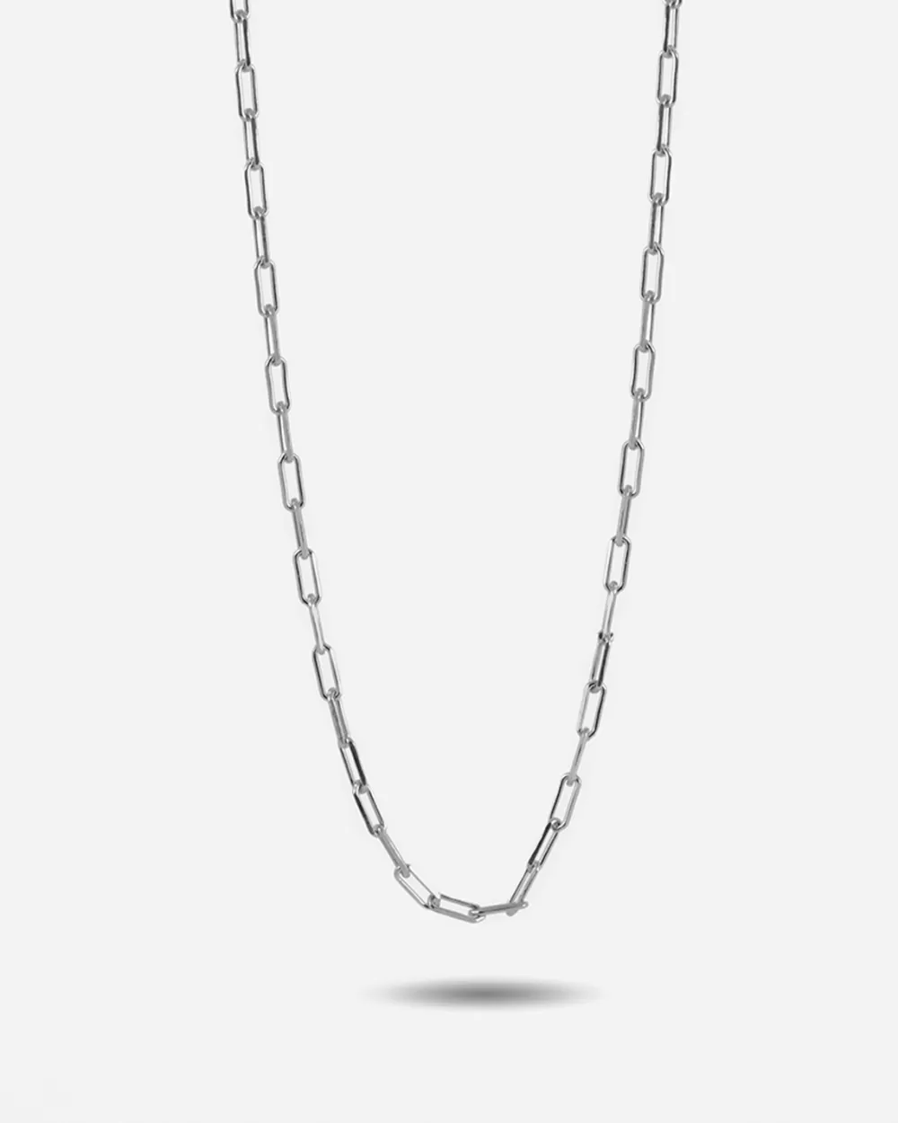 Nove25 Collana Catenina Rettangolare In Argento