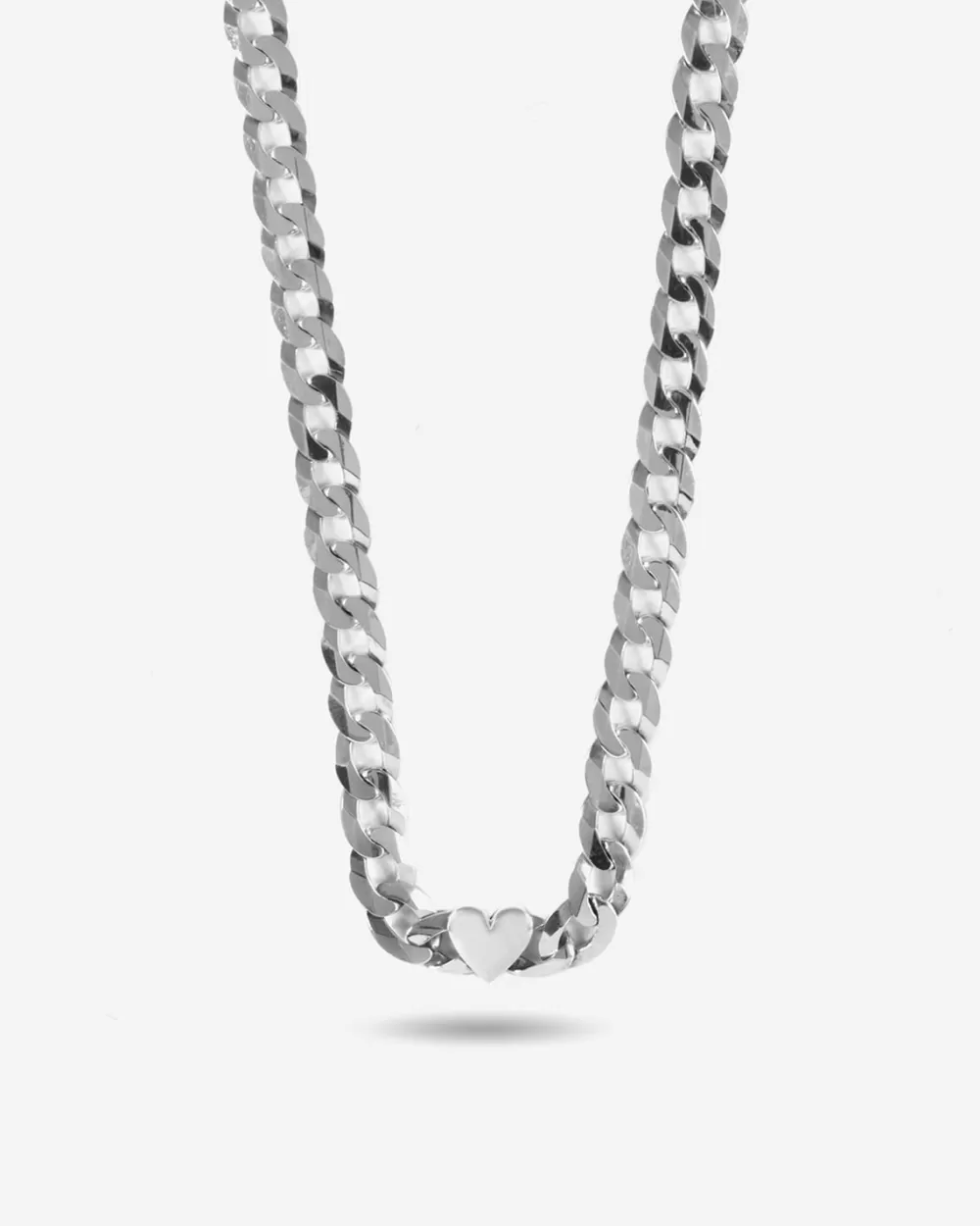 Nove25 Collana Choker Grumetta Con Cuore In Argento
