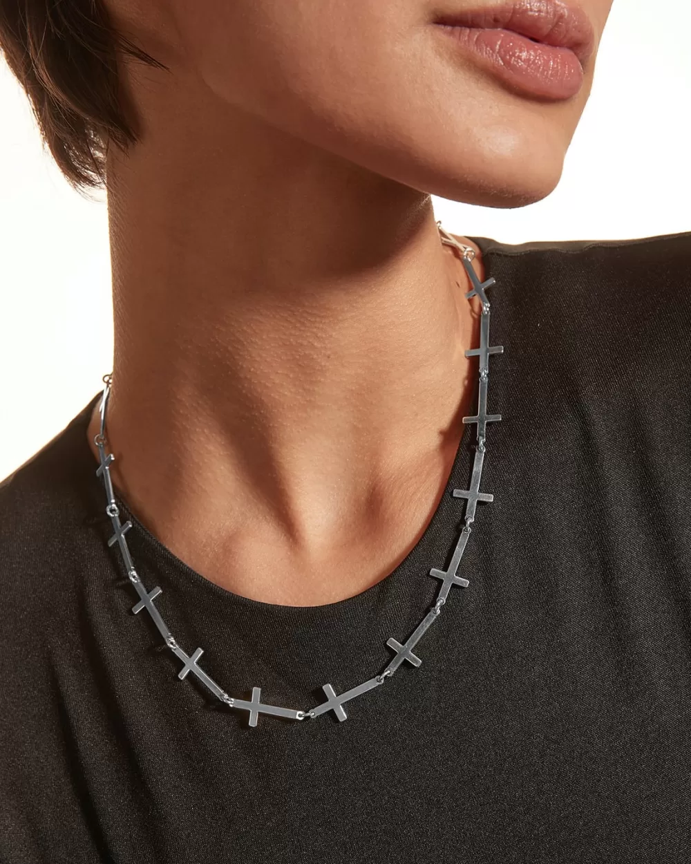 Nove25 Collana Croci In Argento