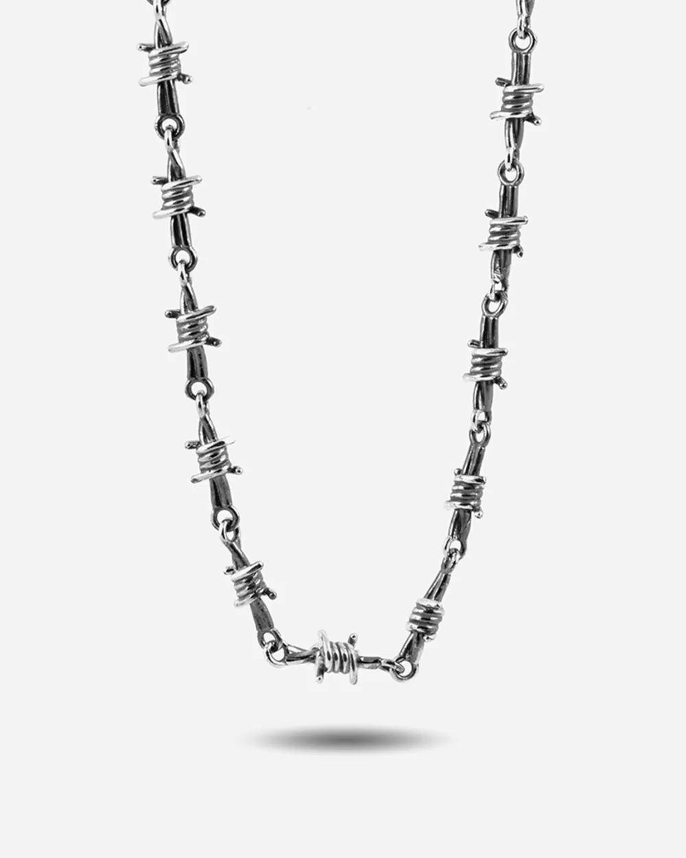 Nove25 Collana Filo Spinato In Argento