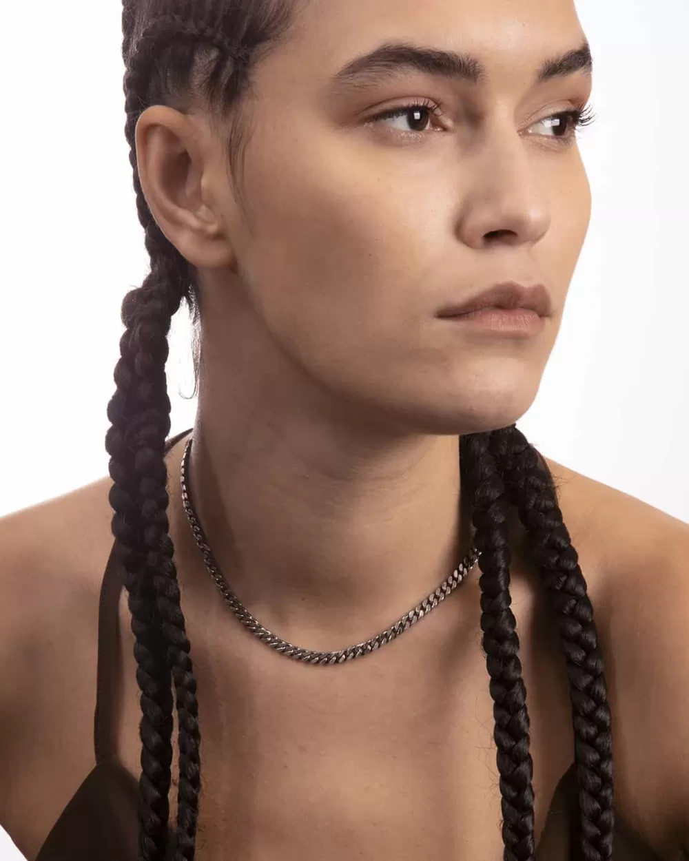 Nove25 Collana Grumetta Choker In Argento