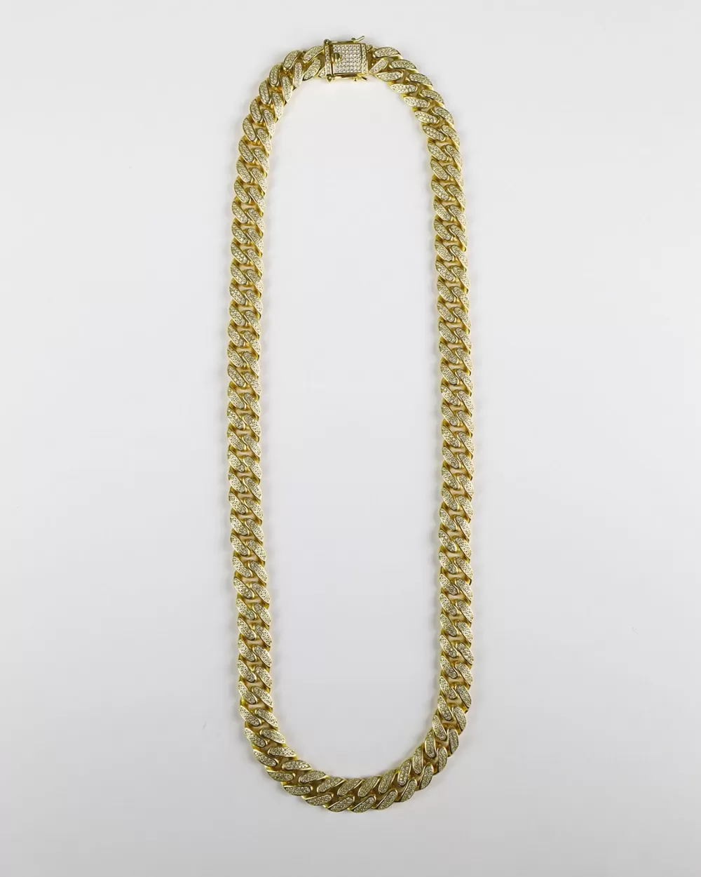 Nove25 Collana Grumetta Ovale H120 Con Zirconia Cubica / Galvanica Oro Giallo Lucido
