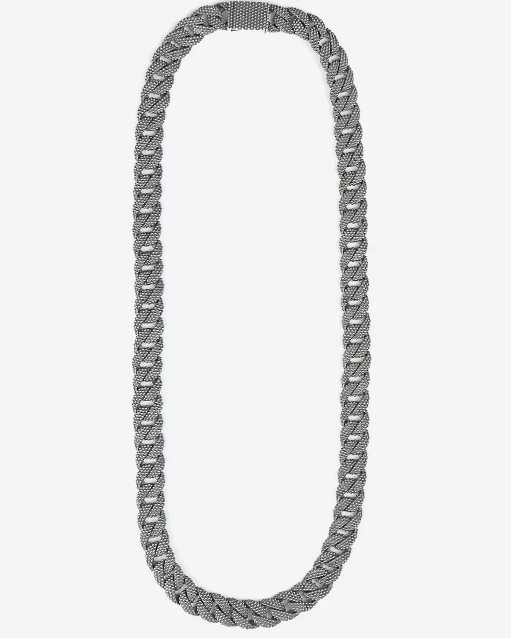 Nove25 Collana Grumetta Puntinata Piccola In Argento