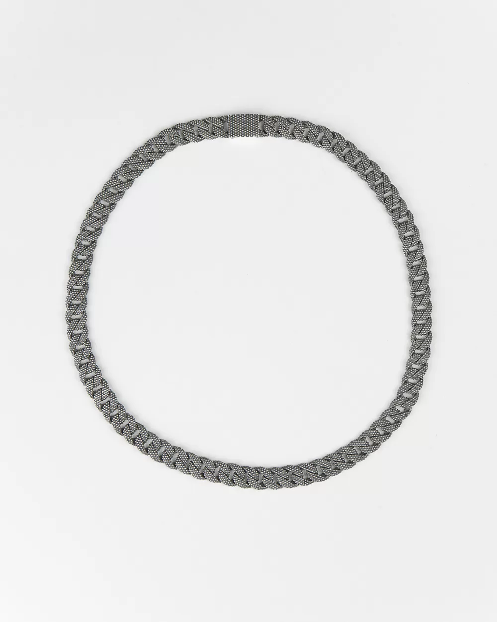 Nove25 Collana Grumetta Puntinata Piccola In Argento