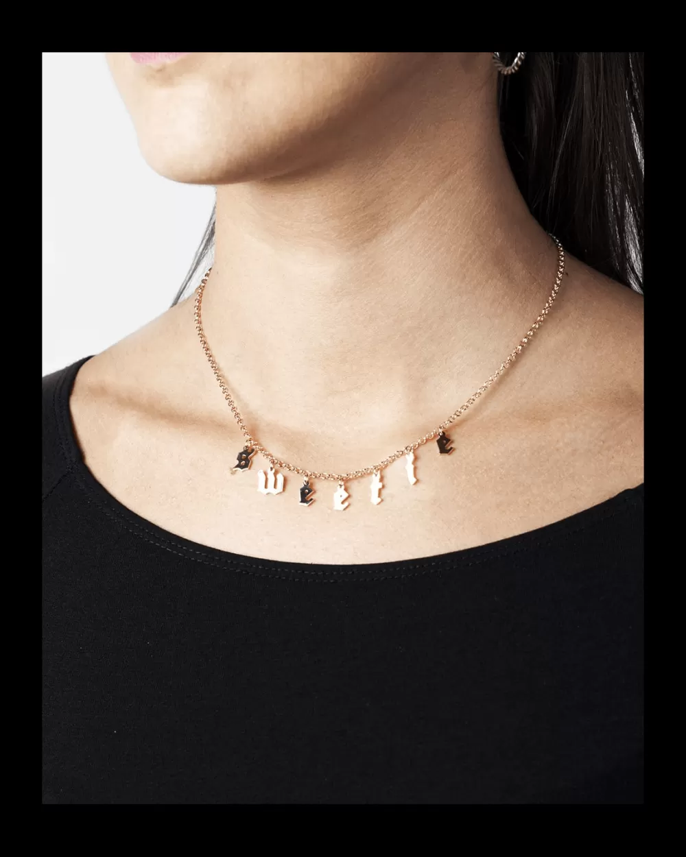Nove25 Collana Lettere Pendenti