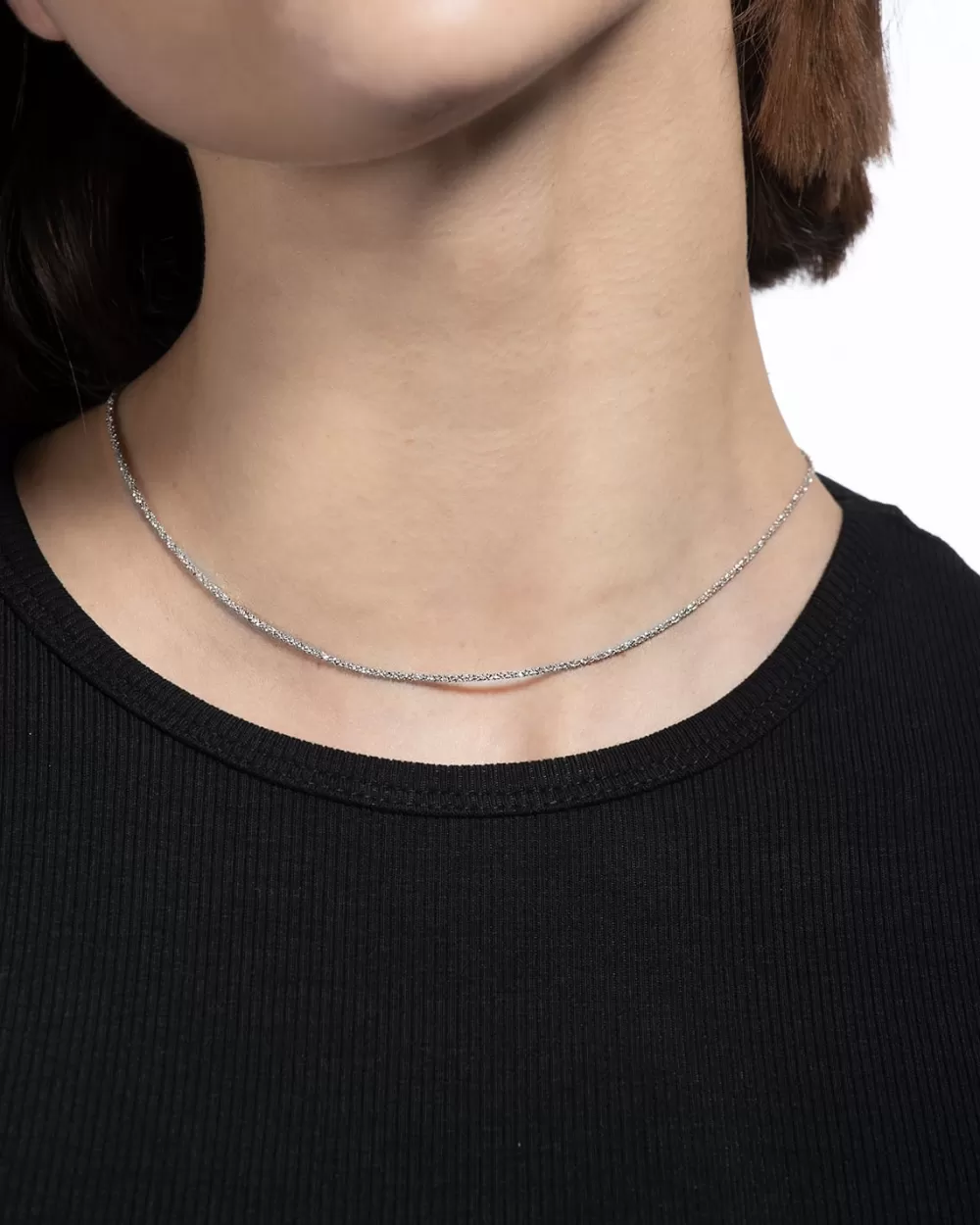Nove25 Collana Luce In Argento Rodiata