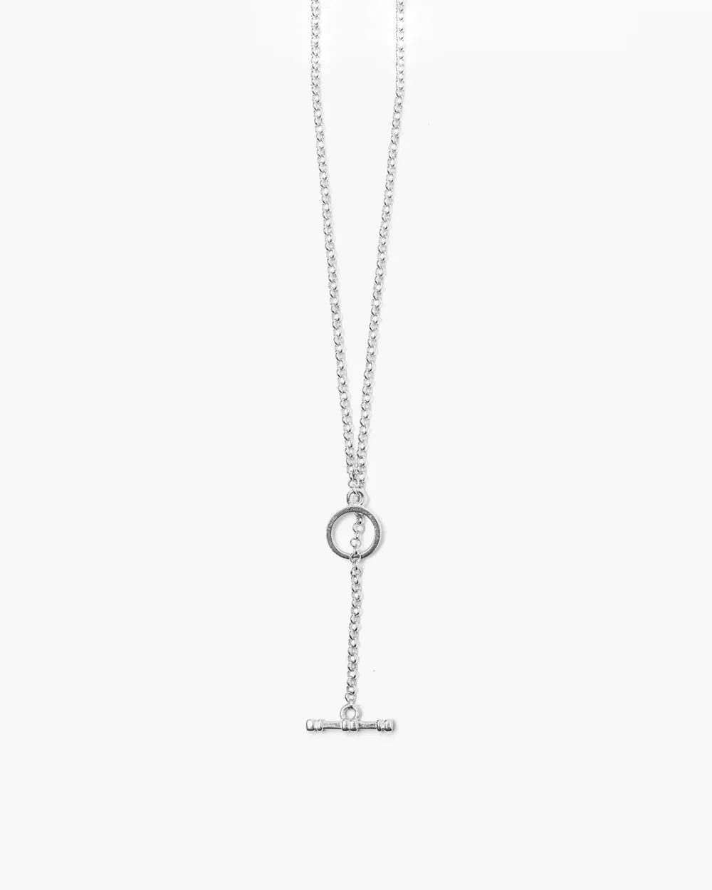 Nove25 Collana Rolo 300 Con T-Bar - 60 Argento