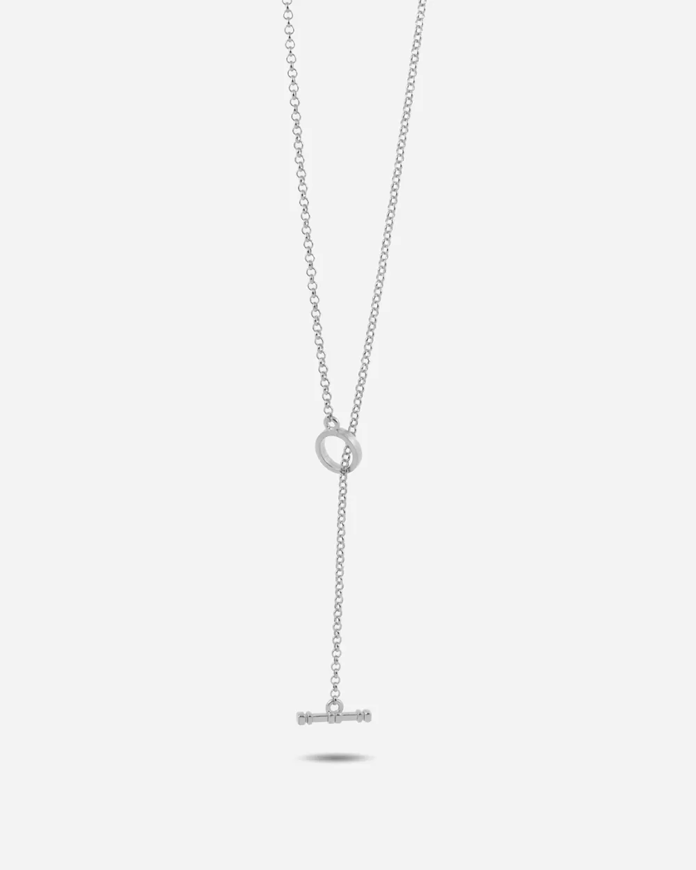 Nove25 Collana Rolo 300 Con T-Bar - 70 In Argento