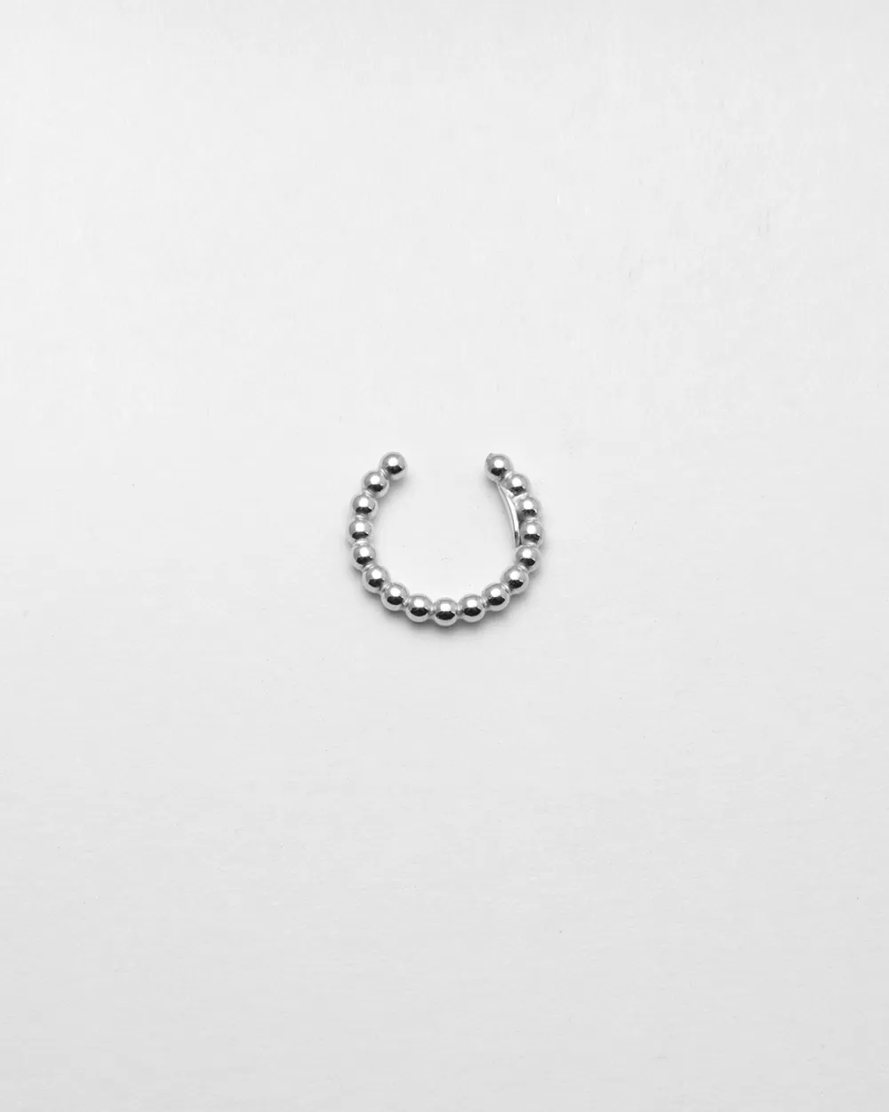 Nove25 Ear Cuff Orecchino Senza Buco Palline Un Giro In Argento