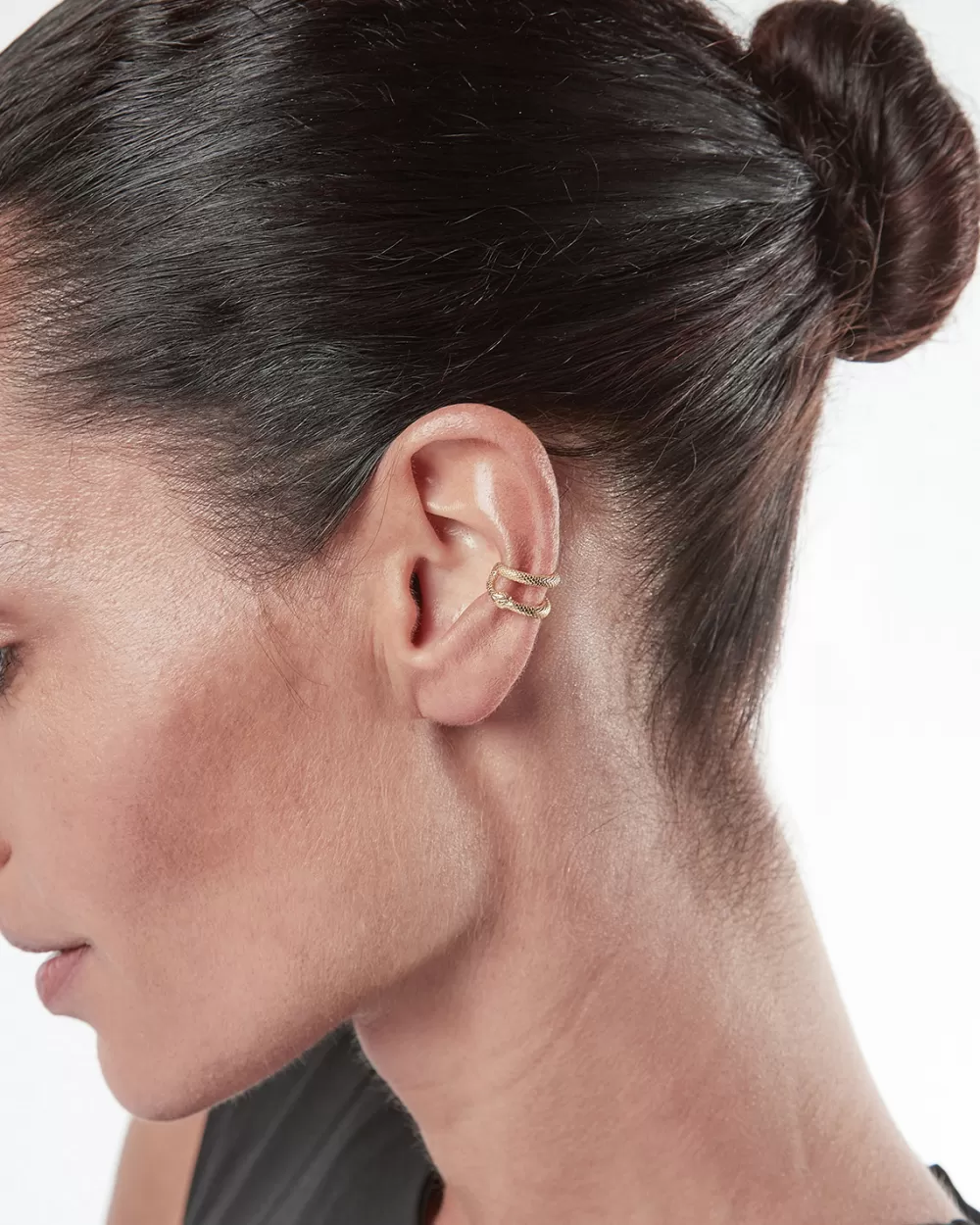 Nove25 Ear Cuff Serpentine Placcato Oro