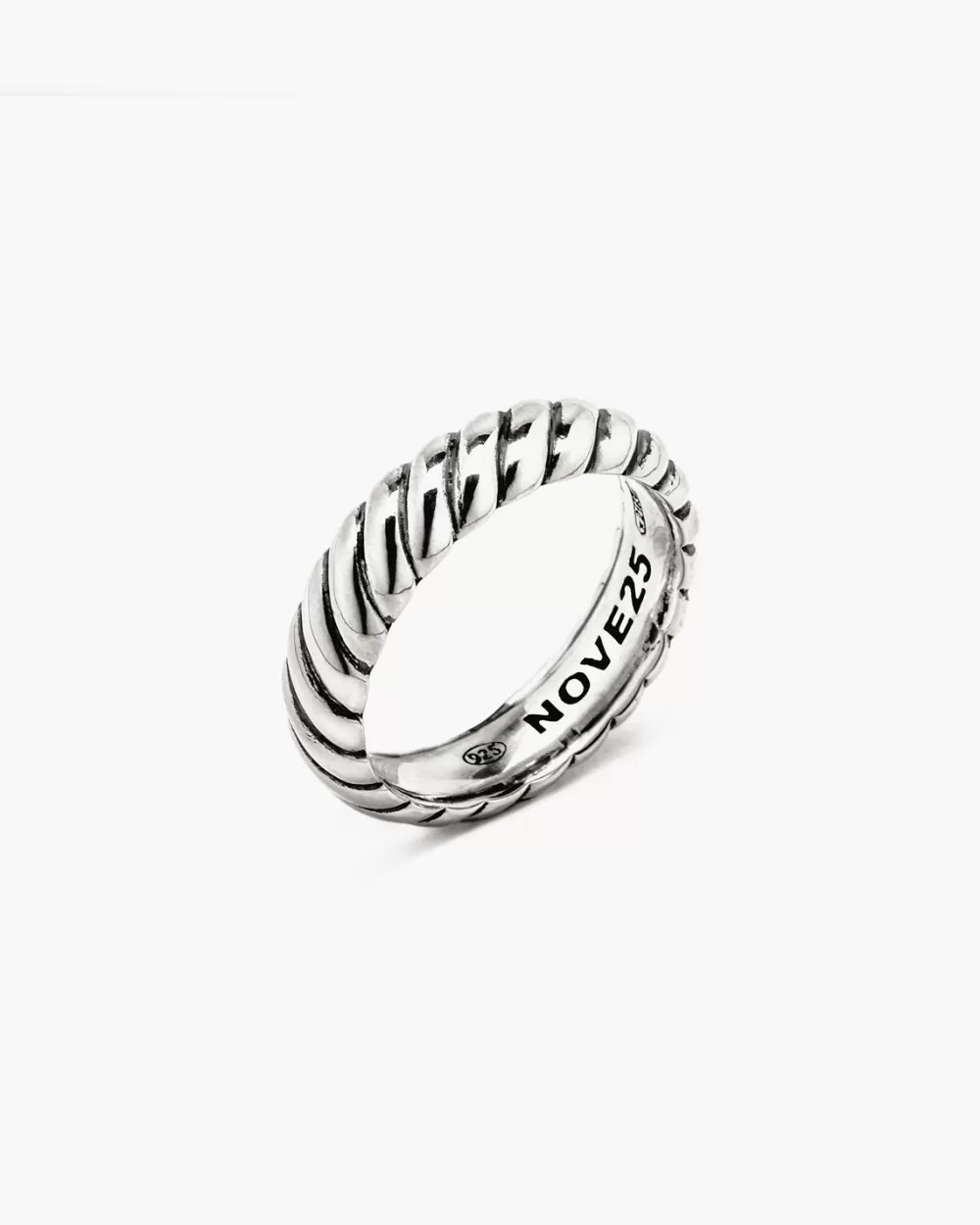 Nove25 Fede Corda In Argento