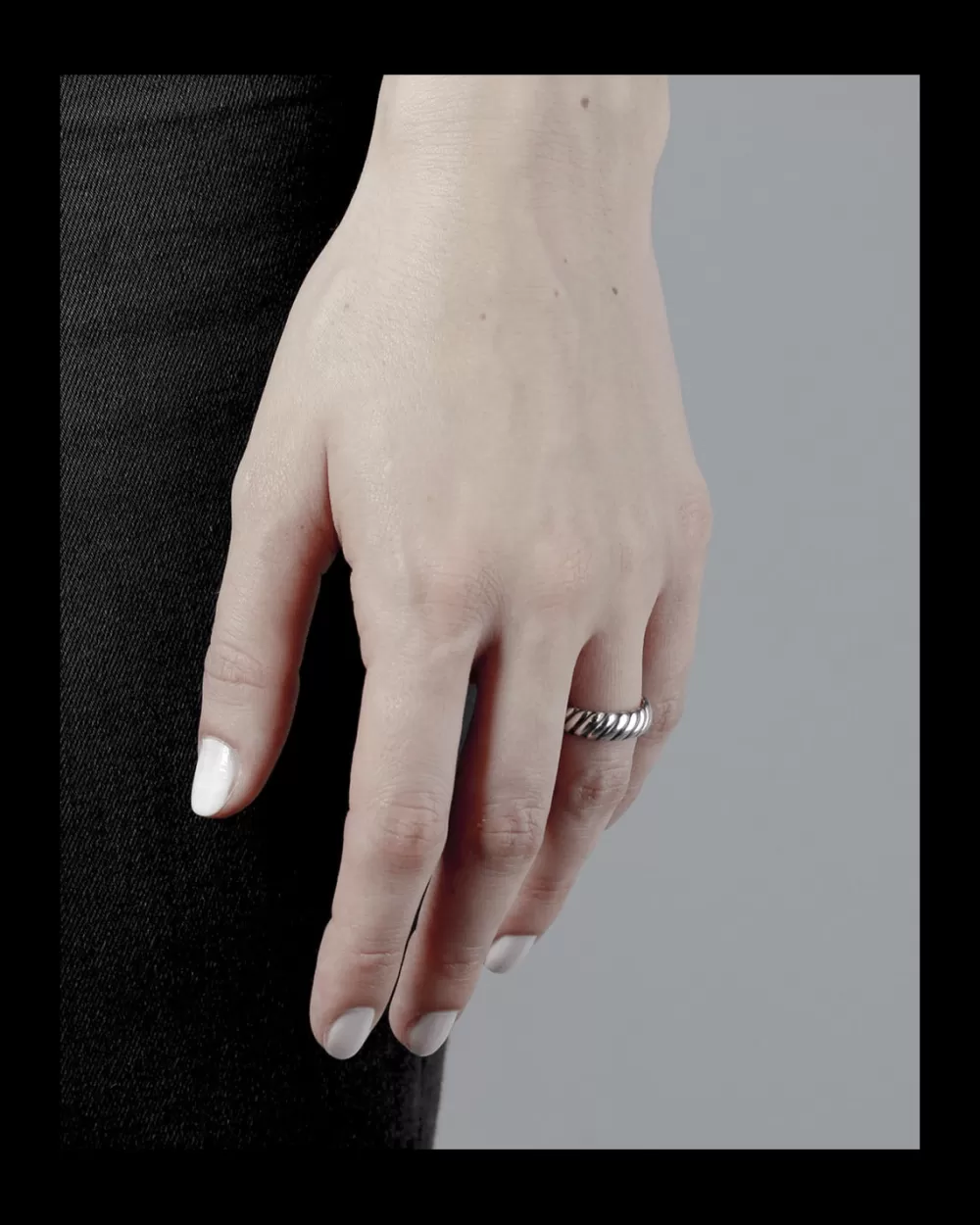 Nove25 Fede Corda In Argento