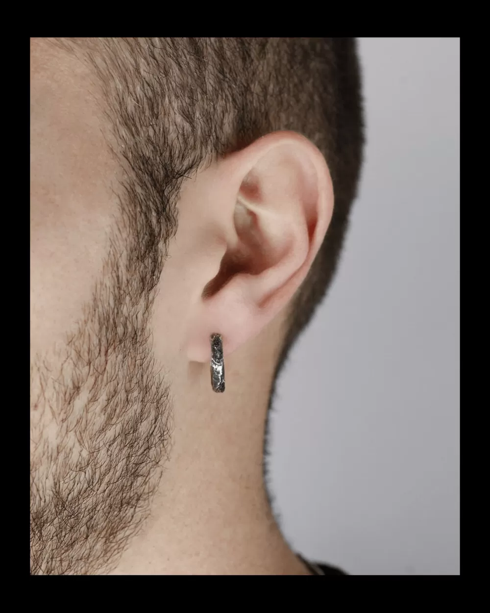 Nove25 Orecchino A Cerchio Materic