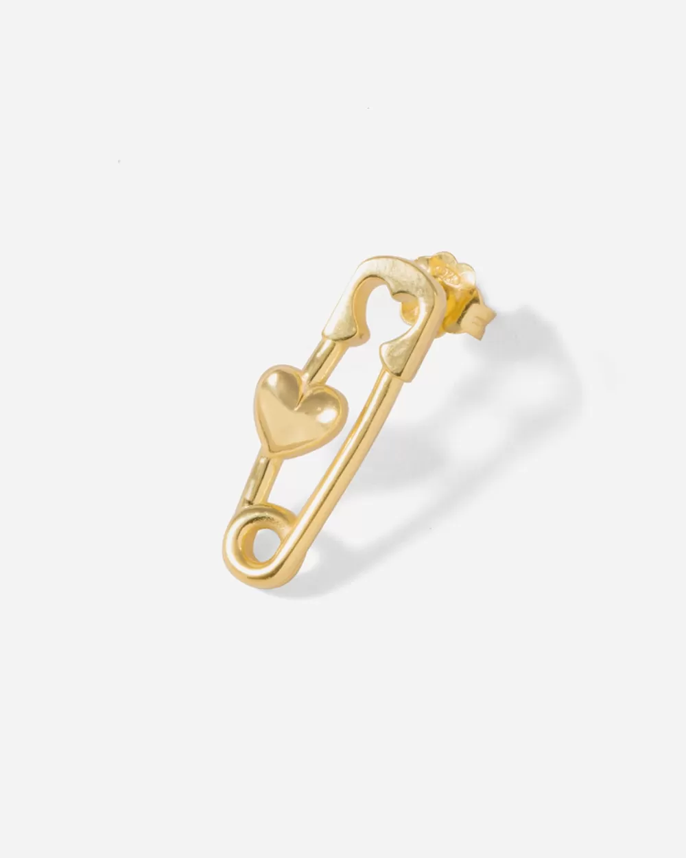 Nove25 Orecchino A Lobo Pin Placcato Oro