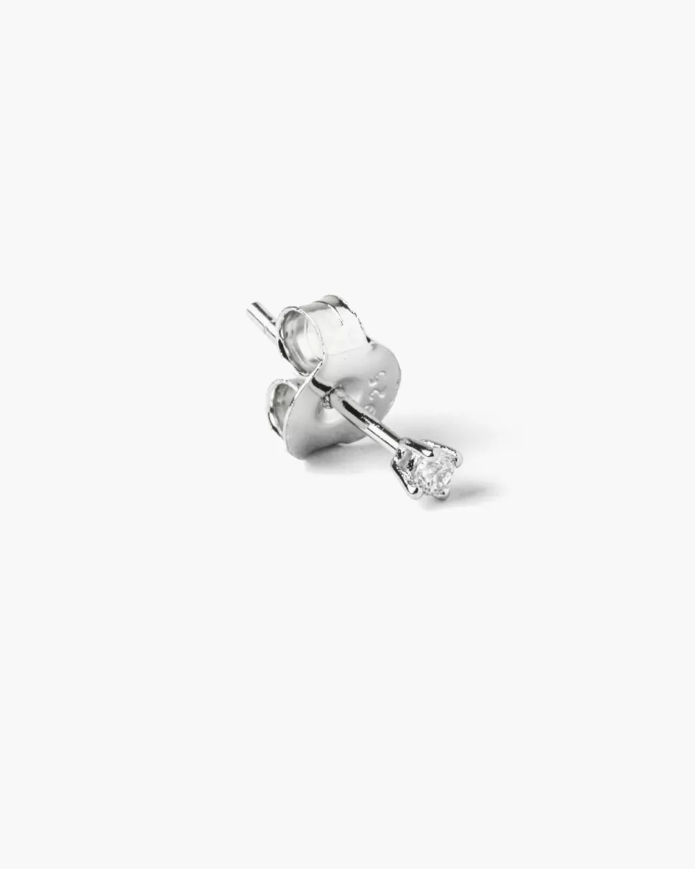 Nove25 Orecchino Punto Luce In Argento Rodiato