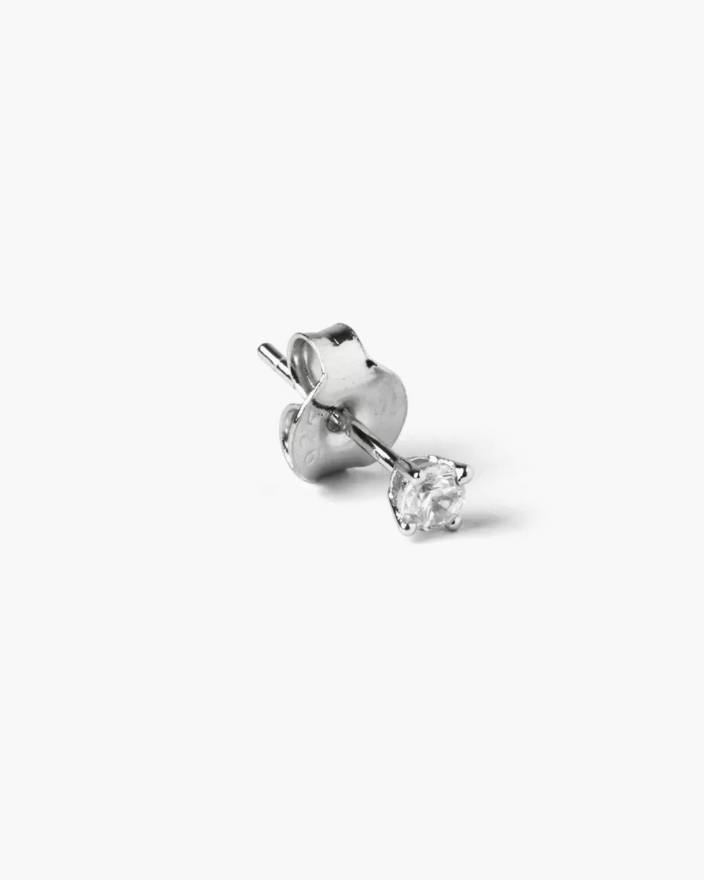 Nove25 Orecchino Punto Luce In Argento Rodiato