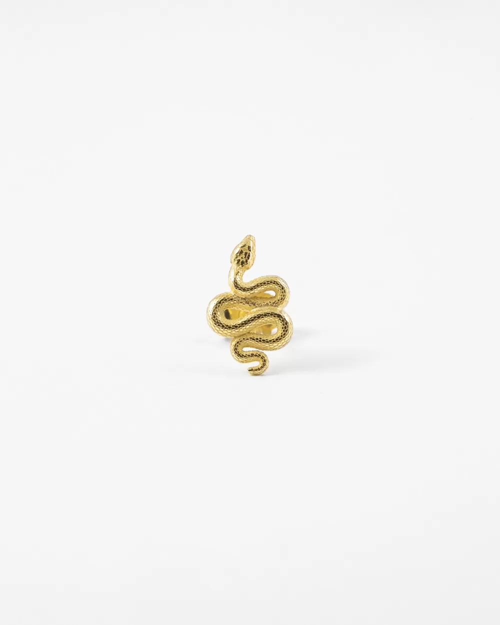 Nove25 Orecchino Serpente A Lobo Placcato Oro