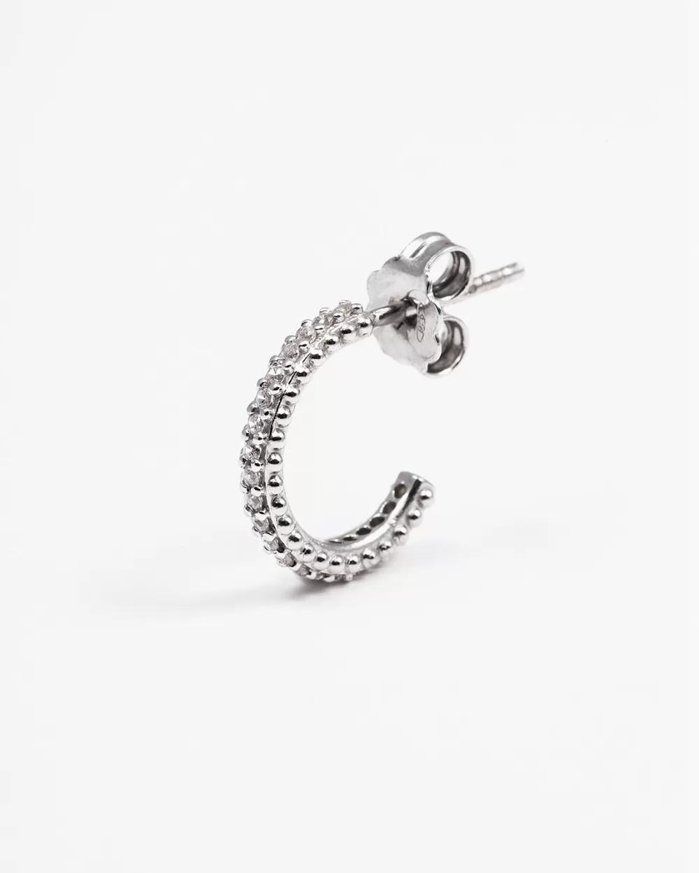 Nove25 Orecchino Shiny Hanger In Argento Con Brillanti