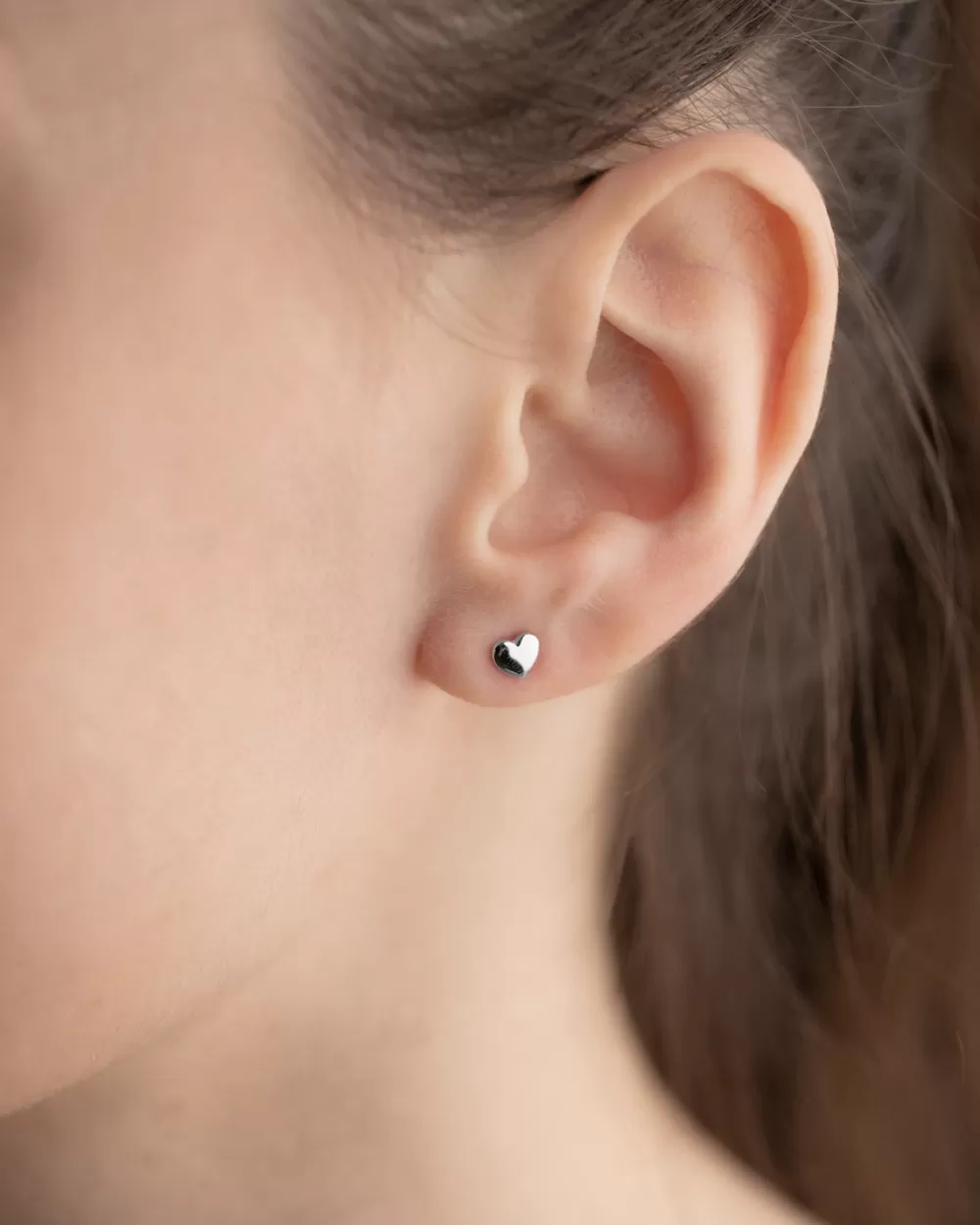 Nove25 Orecchino Singolo Lobo Piercing Cuore